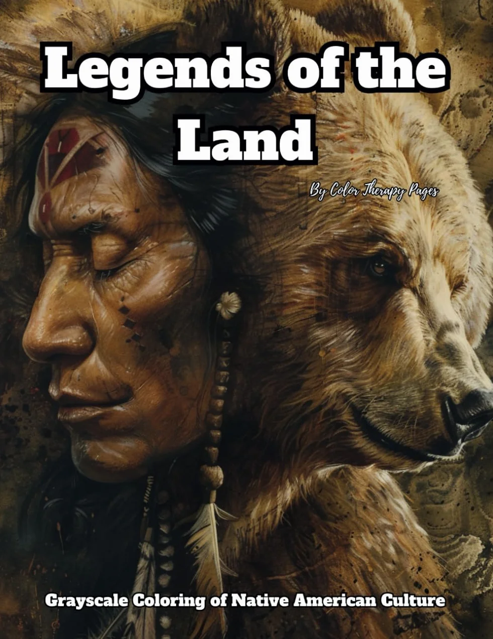 Legends of the Land: Grayscale Coloring of Native American Culture