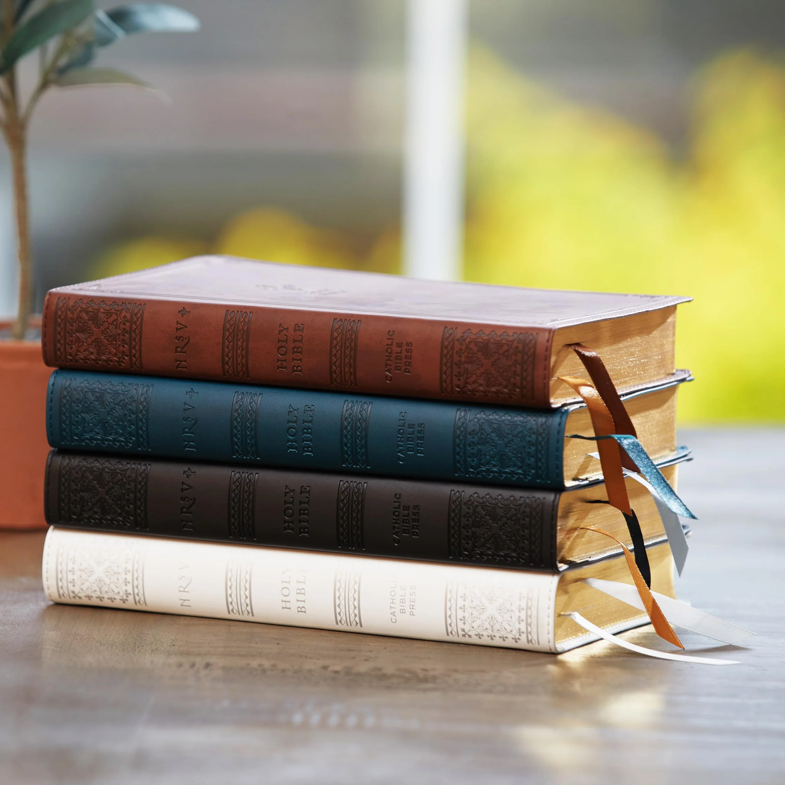 Nrsv, Catholic Bible, Gift Edition, Leathersoft, Brown, Comfort Print: Holy Bible