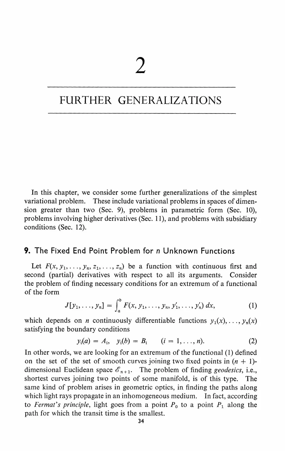Calculus of Variations