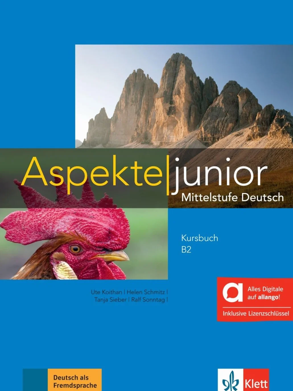 Aspekte junior b2, edición híbrida allango: Mittelstufe Deutsch. Kursbuch mit Audios inklusive Lizenzschlüssel allango (24 Monate): Vol. 2