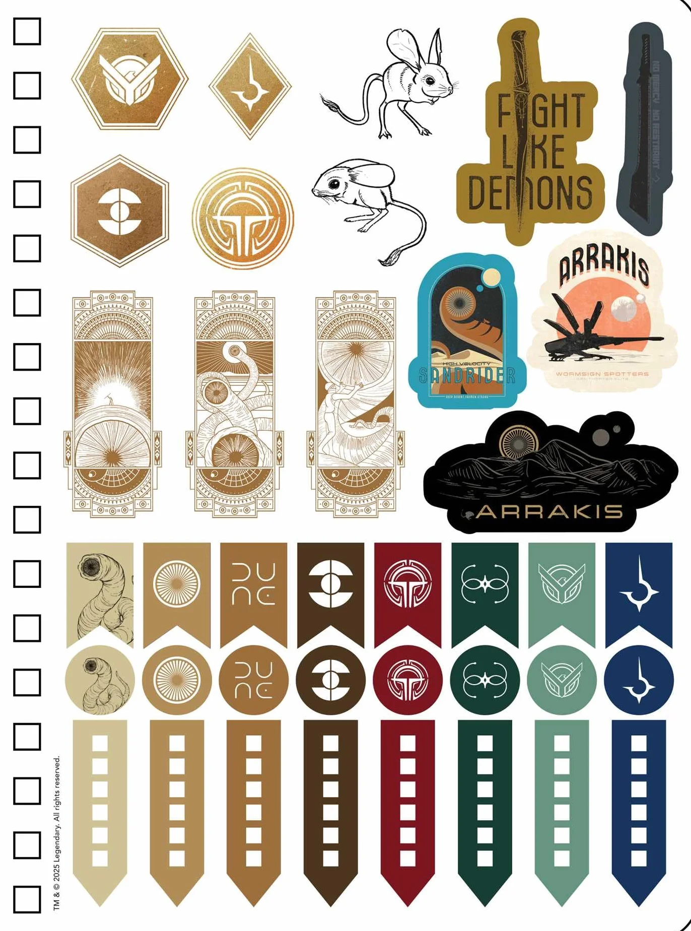 2026 Dune 13-Month Weekly Planner