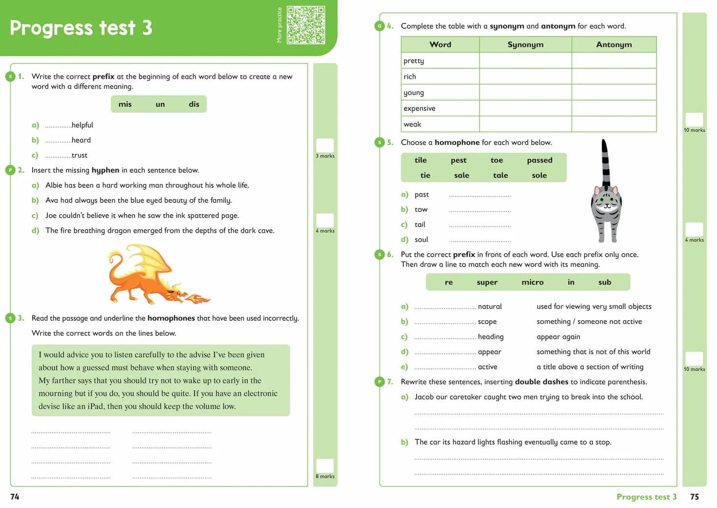 Year 5 English Targeted Practice Workbook: Ideal for use at home and school