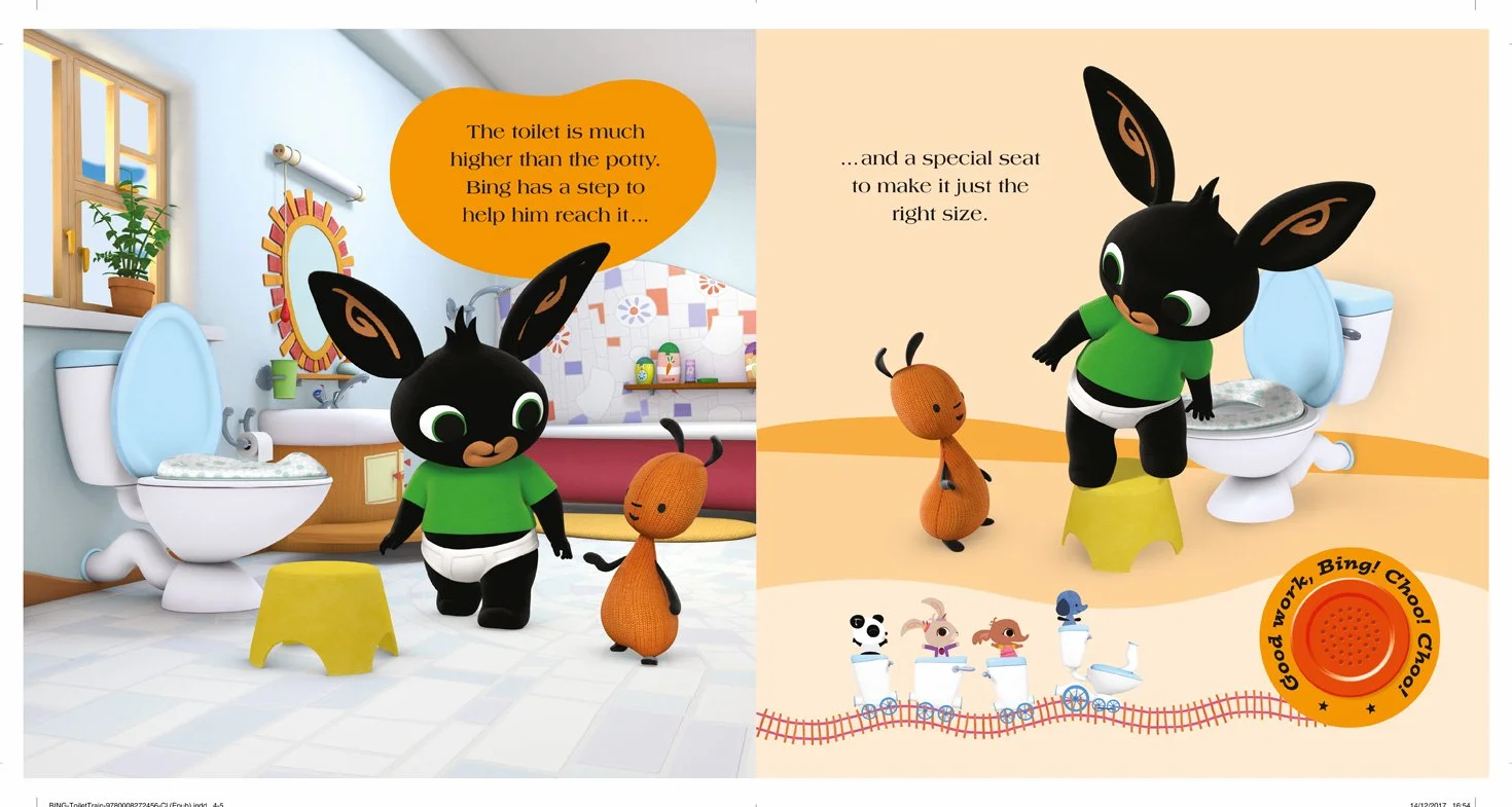 All Aboard the Toilet Train!: A helpful potty training single-sound board book for chidlren ages 2 to 5