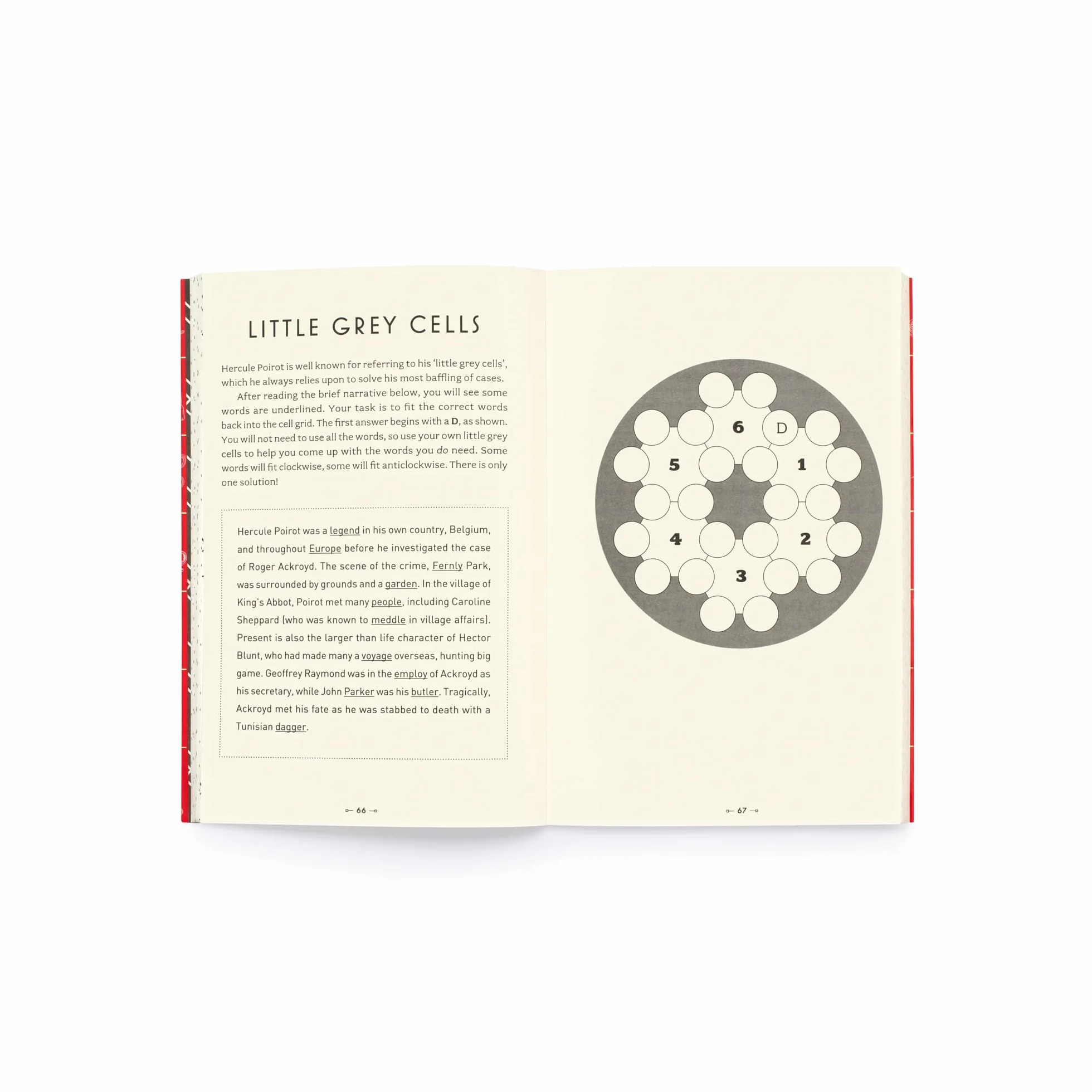 The Official Poirot Puzzle Book: Put Your Little Grey Cells to the Ultimate Test This Christmas