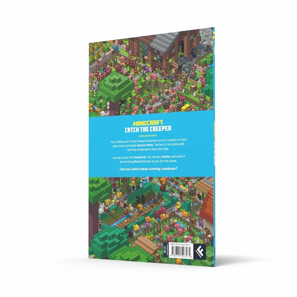 Minecraft Catch the Creeper and Other Mobs: Search for your favourite mobs in this official Minecraft Search and Find book! Perfect for kids into video games.