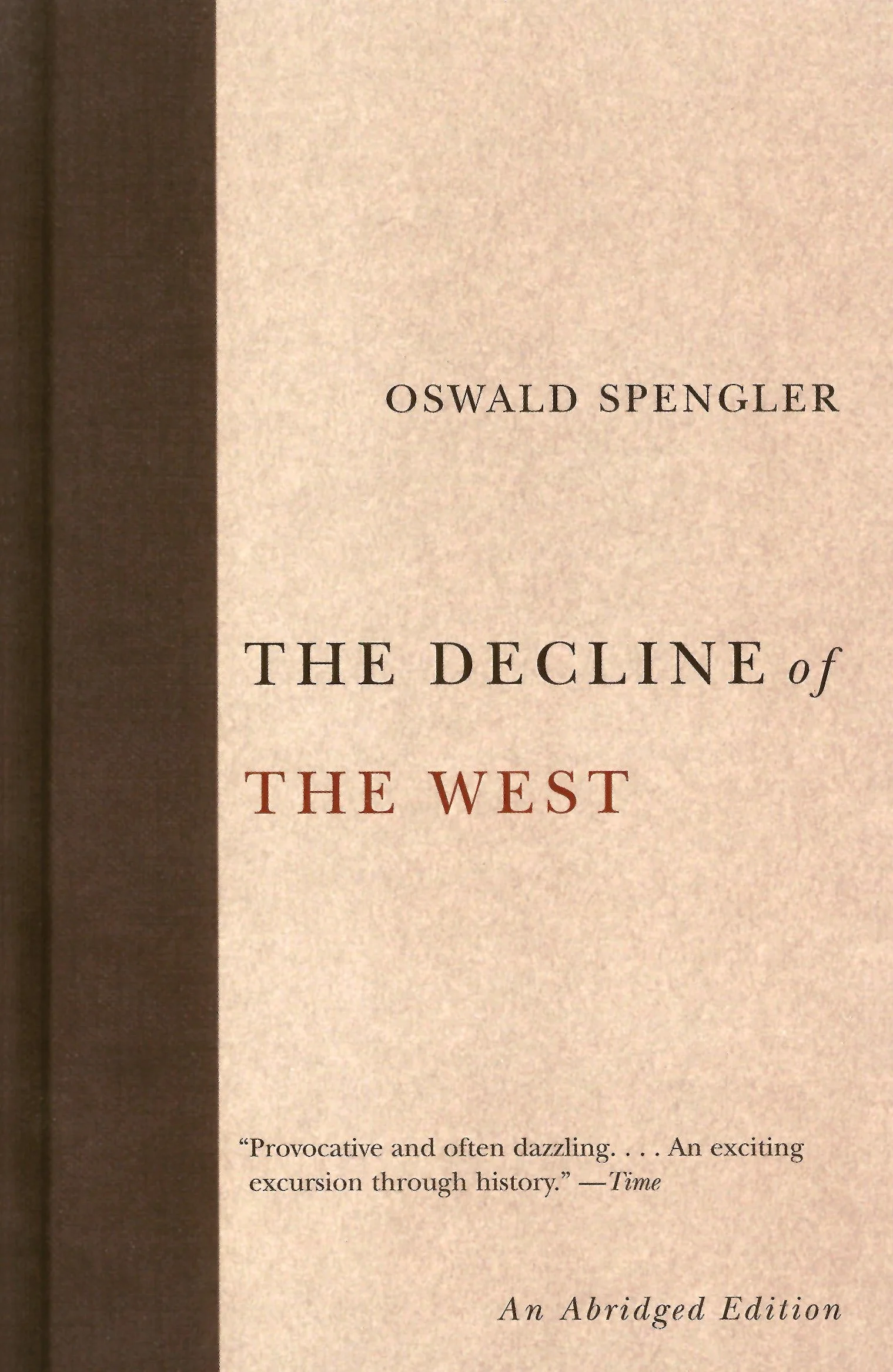 The Decline of the West