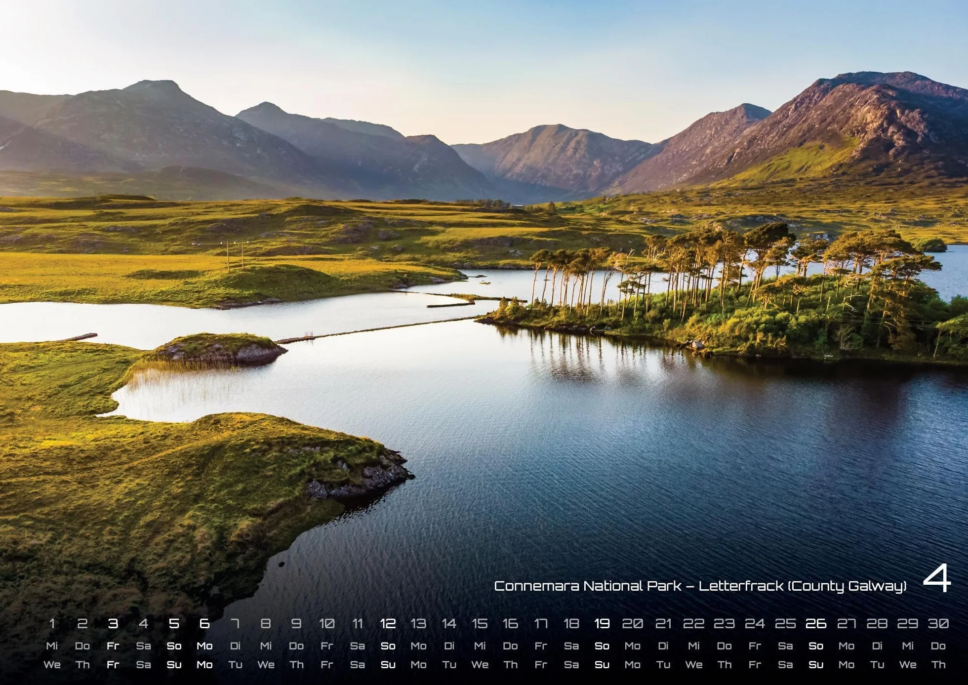 Irland - Die grüne Insel - 2026 - Kalender DIN A2: Der Wandkalender mit den schönsten Motiven aus Irland für das Jahr 2026 im extragroßen Format DIN A2 (ca. 60 x 42 cm)!