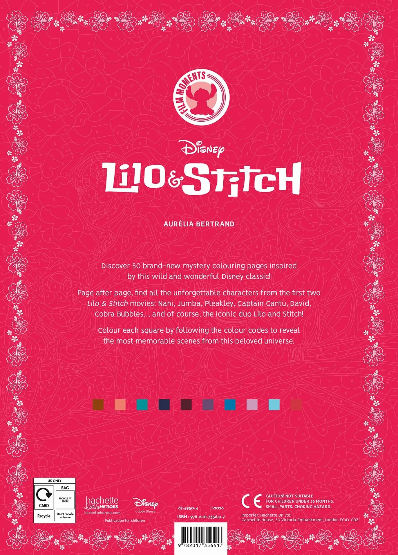 Film Moments - Lilo & Stitch - COLO UK 2026: Reveal iconic Disney characters with colour by number