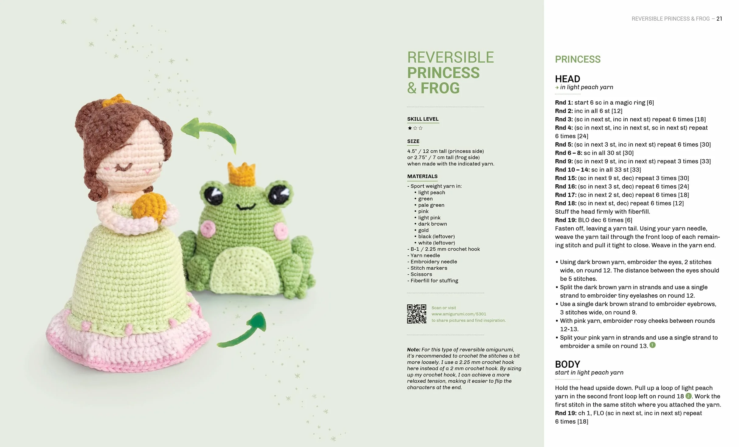 Reversible Amigurumi: Crochet Magical Fairies and Tales