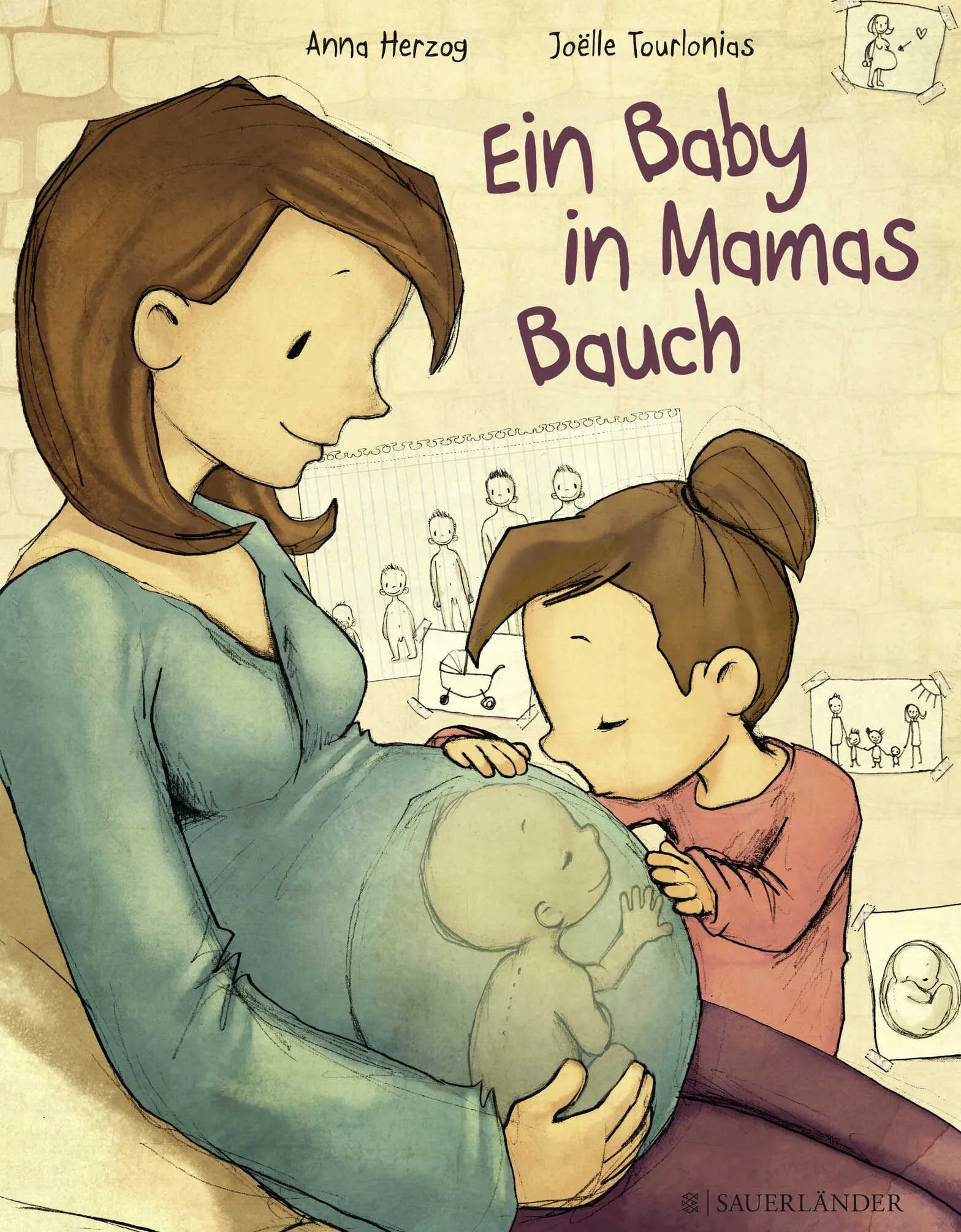 Ein Baby in Mamas Bauch: Ein ehrliches Aufklärungsbuch mit verständlichen Texten und stimmungsvollen Bildern für Kinder ab 6 Jahren