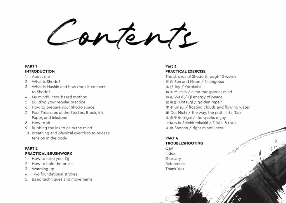 Shodo: The practice of mindfulness through the ancient art of Japanese calligraphy