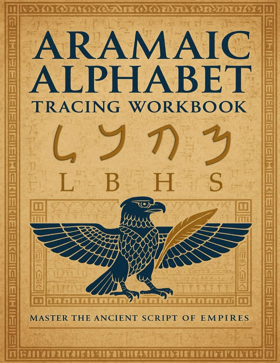 Aramaic Alphabet Tracing Workbook: Learn to Read and Write the Ancient Script: Practice All 22 Aramaic Letters with Step-by-Step Tracing, Real-Life Examples, and English Pronunciation