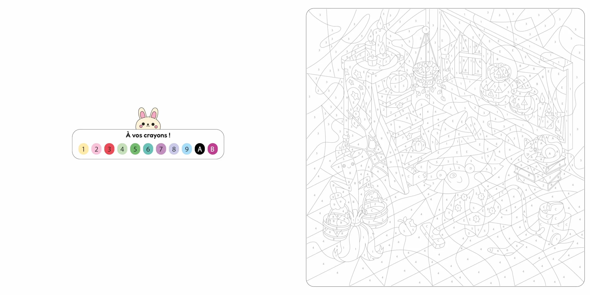 Mes petits amis - Coloriages mystères - Fantasy World