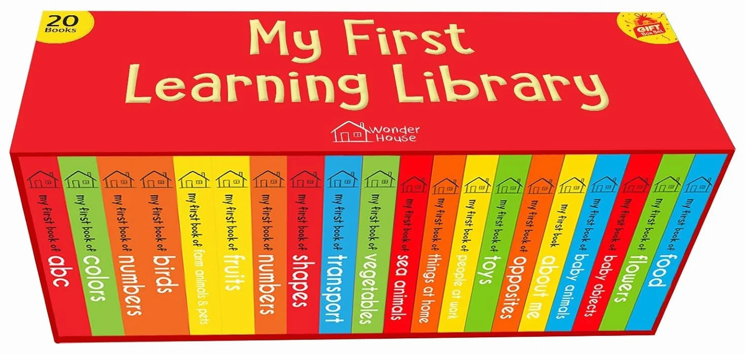 My First Learning Library Box Set 2: Box Set of 20 Board Books for Children