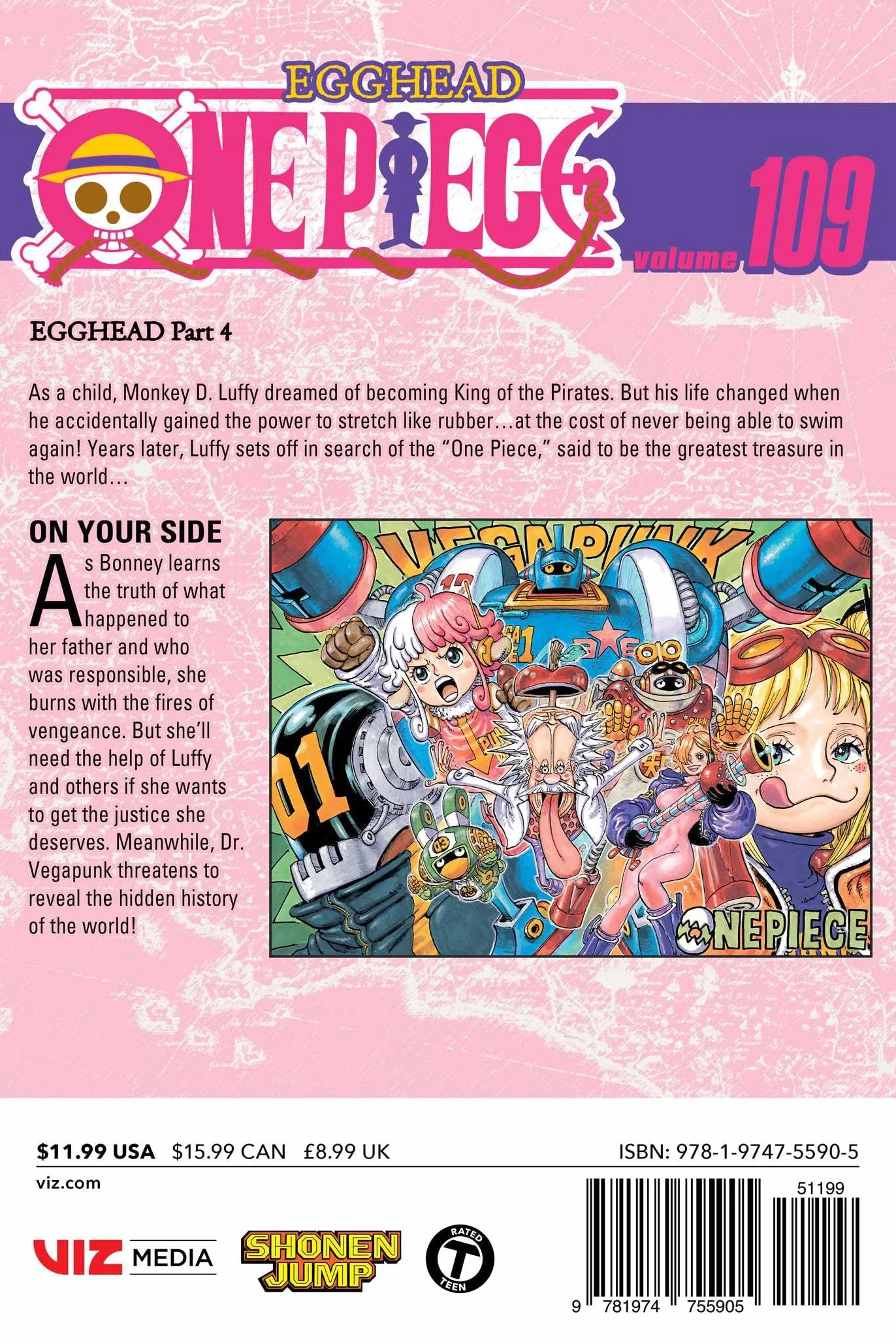 One Piece, Vol. 109: Egghead Part 4