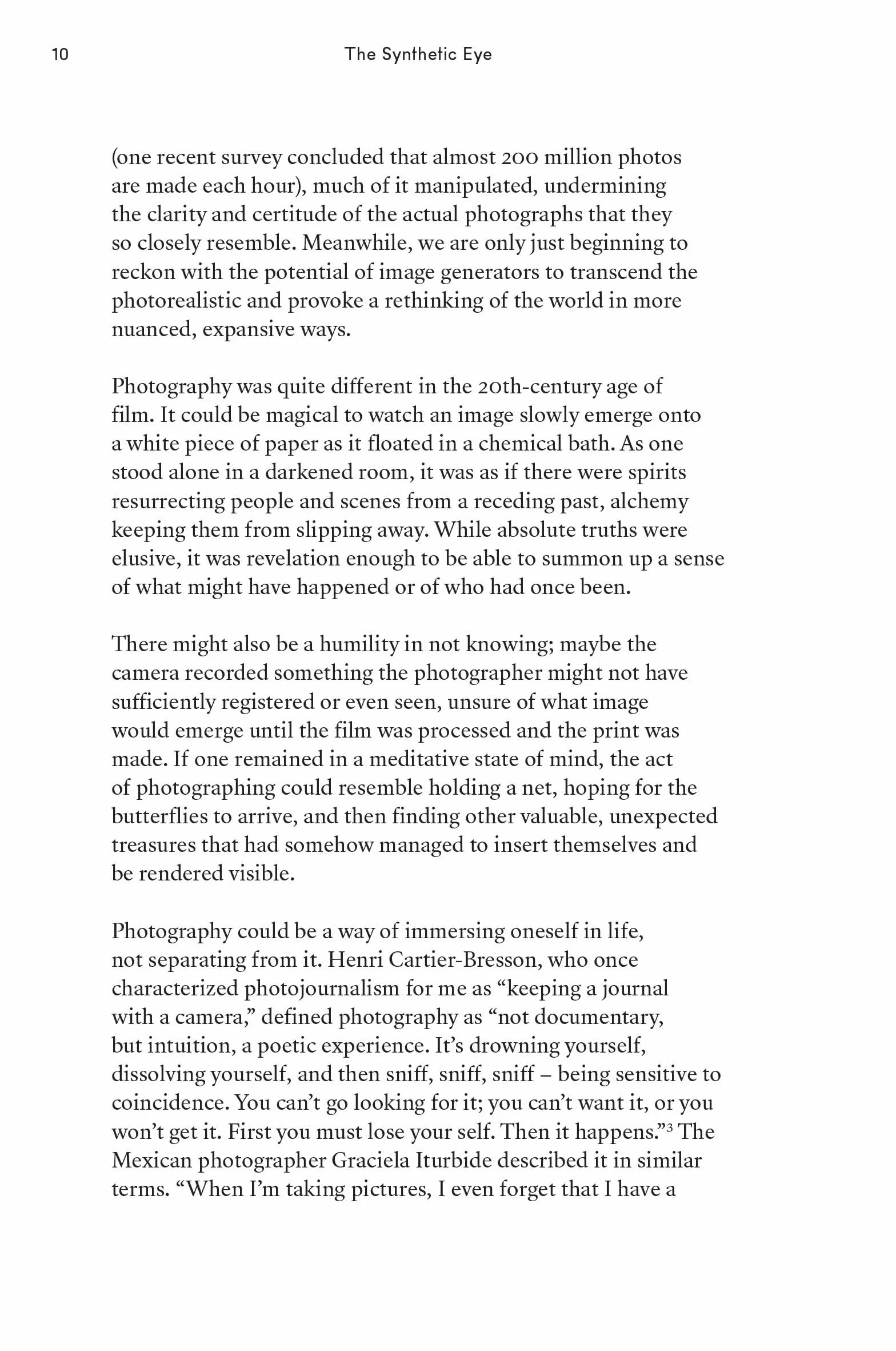 The Synthetic Eye: Photography Transformed in the Age of AI