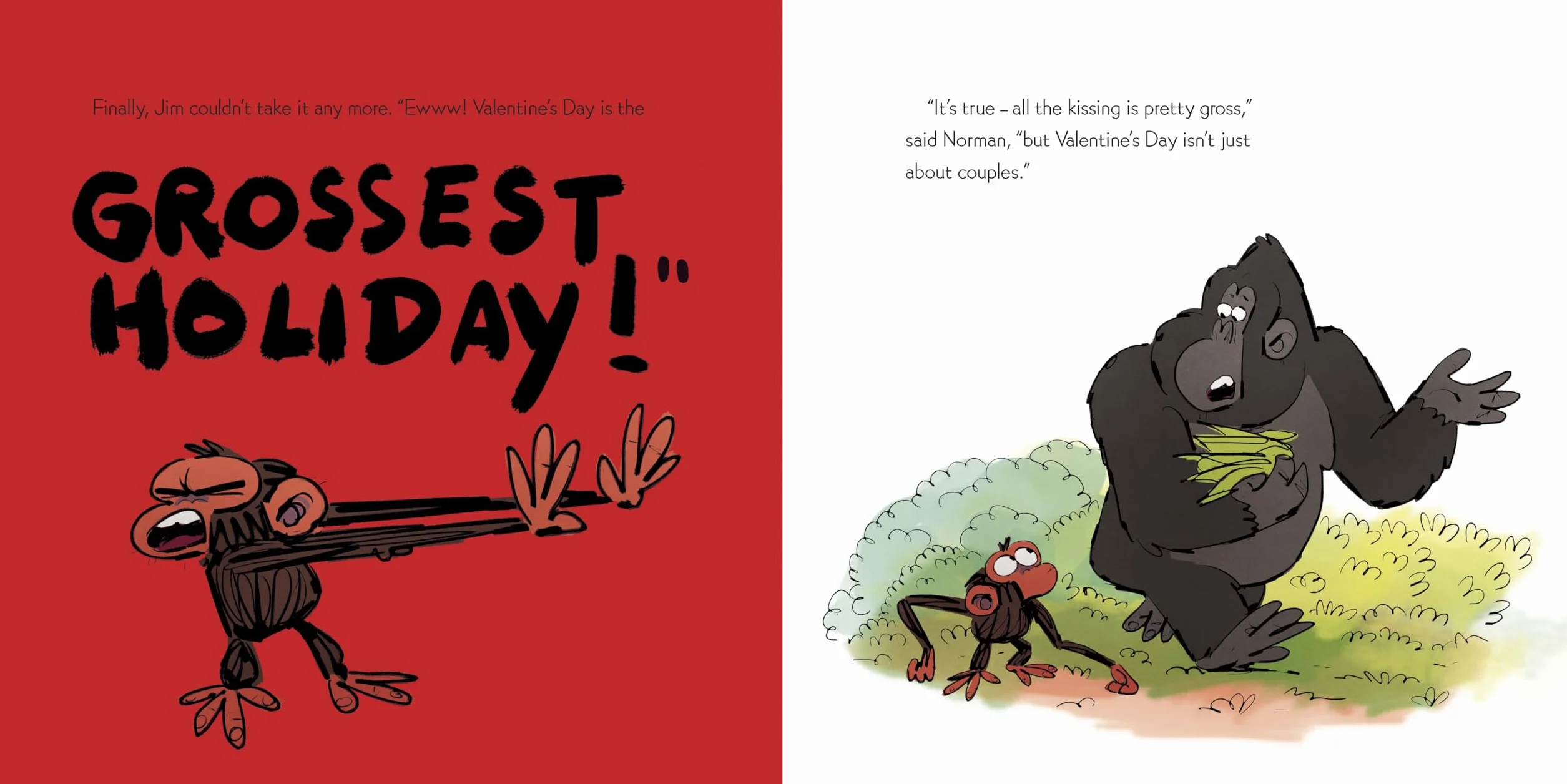 Grumpy Monkey Love is Gross: The latest funny story in the New York Times bestselling series