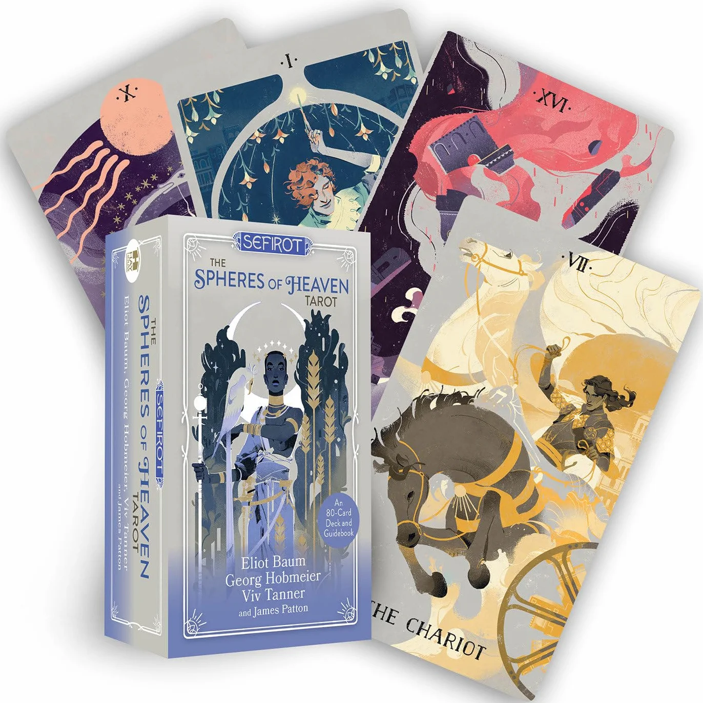 Sefirot – The Spheres of Heaven Tarot: An 80-Card Deck & Guidebook Inspired by Marseille Tarot, Kabbalistic Teachings, and Esoteric Wisdom