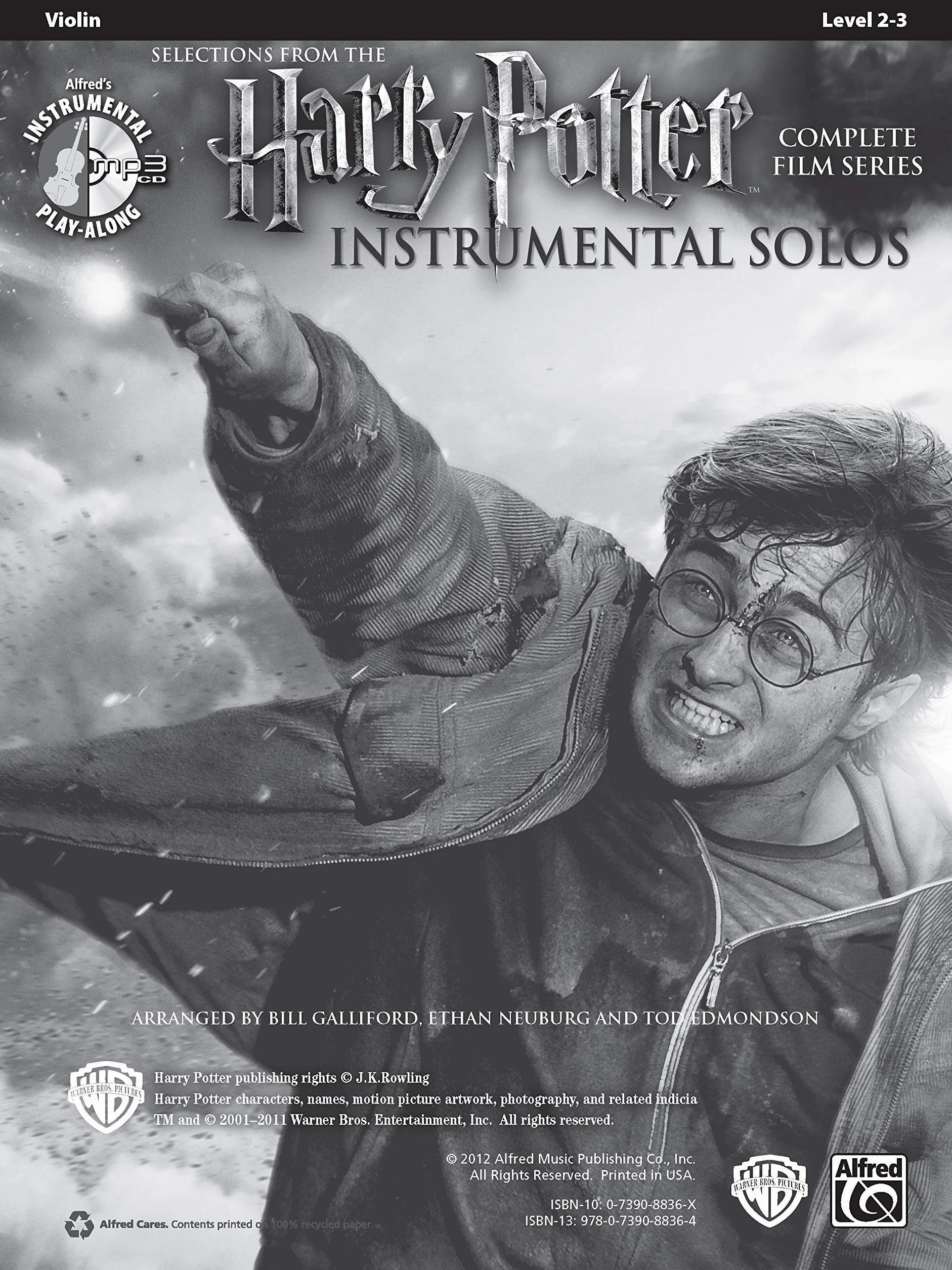 Harry potter instrumental solos complete films 1-8 violin book/cd +cd: From the Complete Film Series