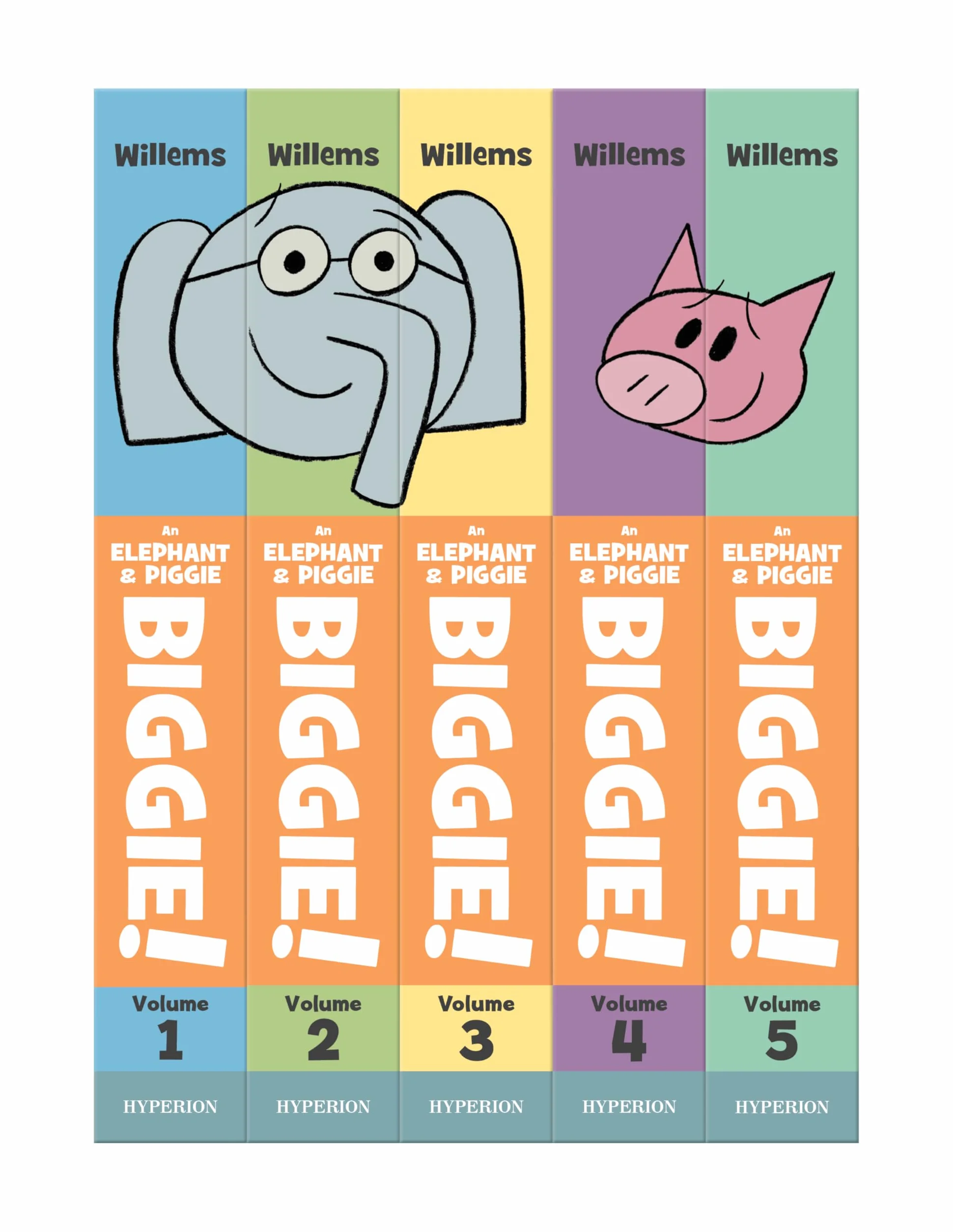 An Elephant and Piggie Biggie!: I Am Going / We Are in a Book! / I Broke My Trunk! / Listen to My Trumpet / I'm a Frog: 2