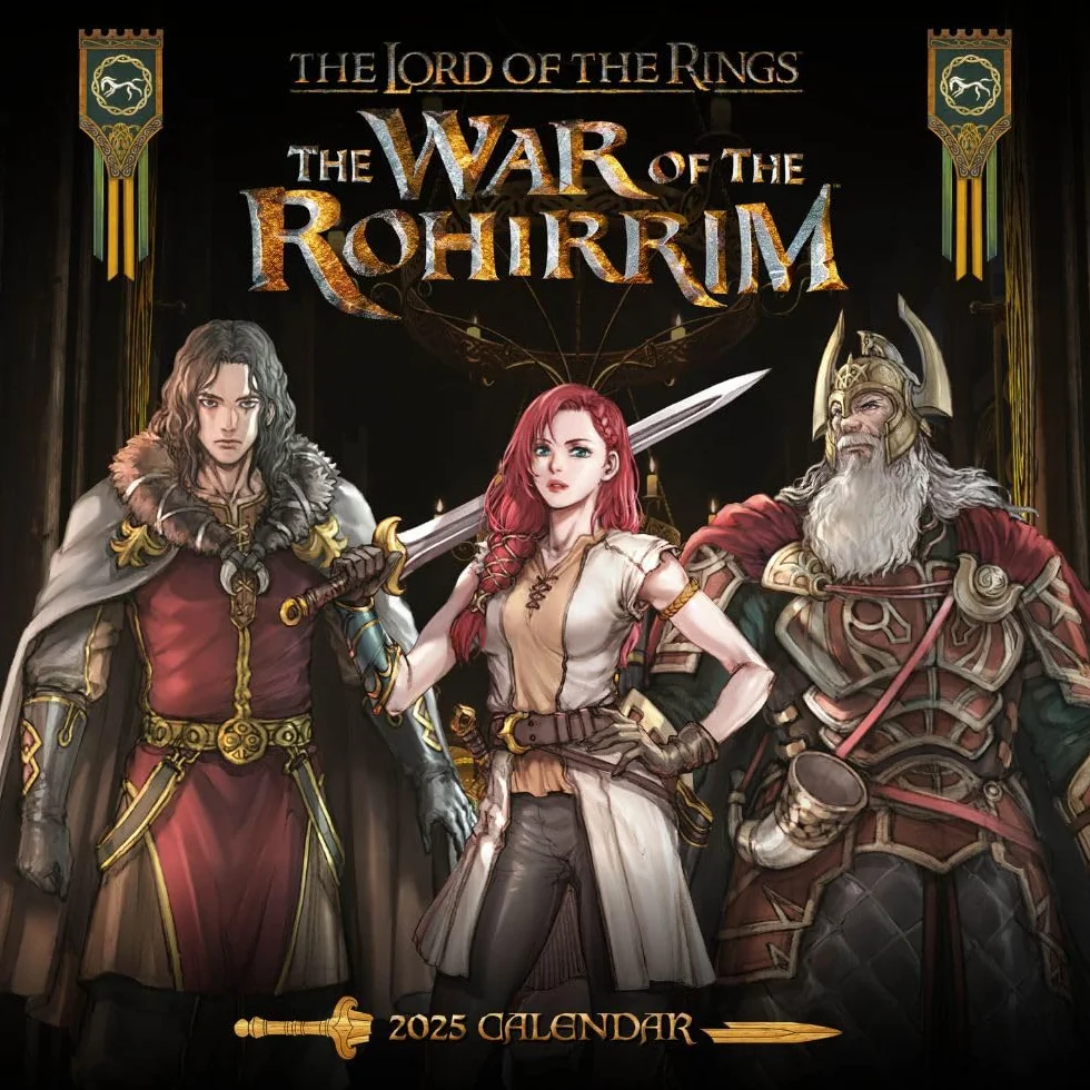 Official The War Of The Rohirrim Movie Square Calendar 2025: Original Danilo-Kalender [Mehrsprachig] [Kalender]