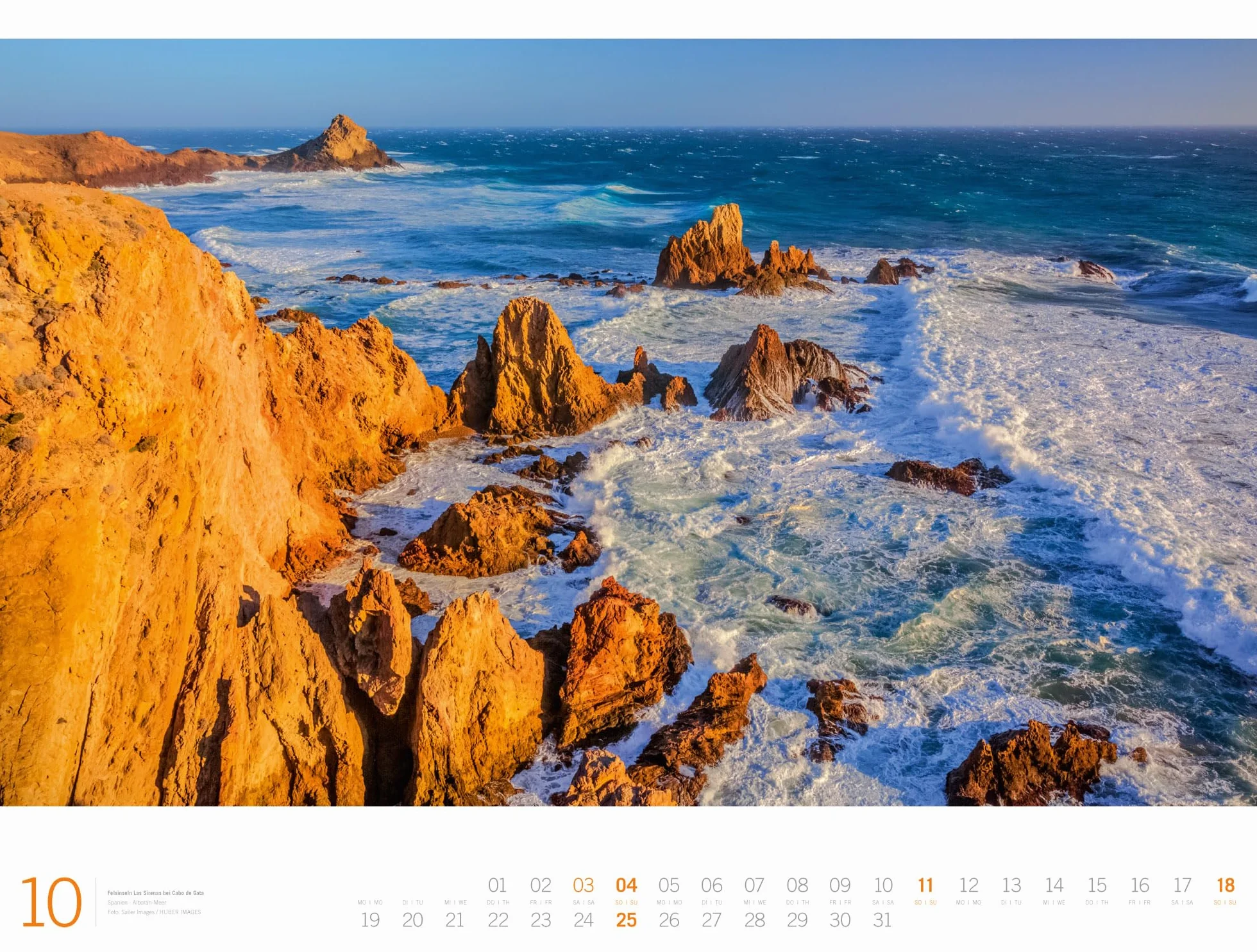 Meer Gallery Kalender 2026: Außergewöhnlicher Meeres-Kalender im großen Querformat (66x50 cm) | Küste und Strand im Großformat