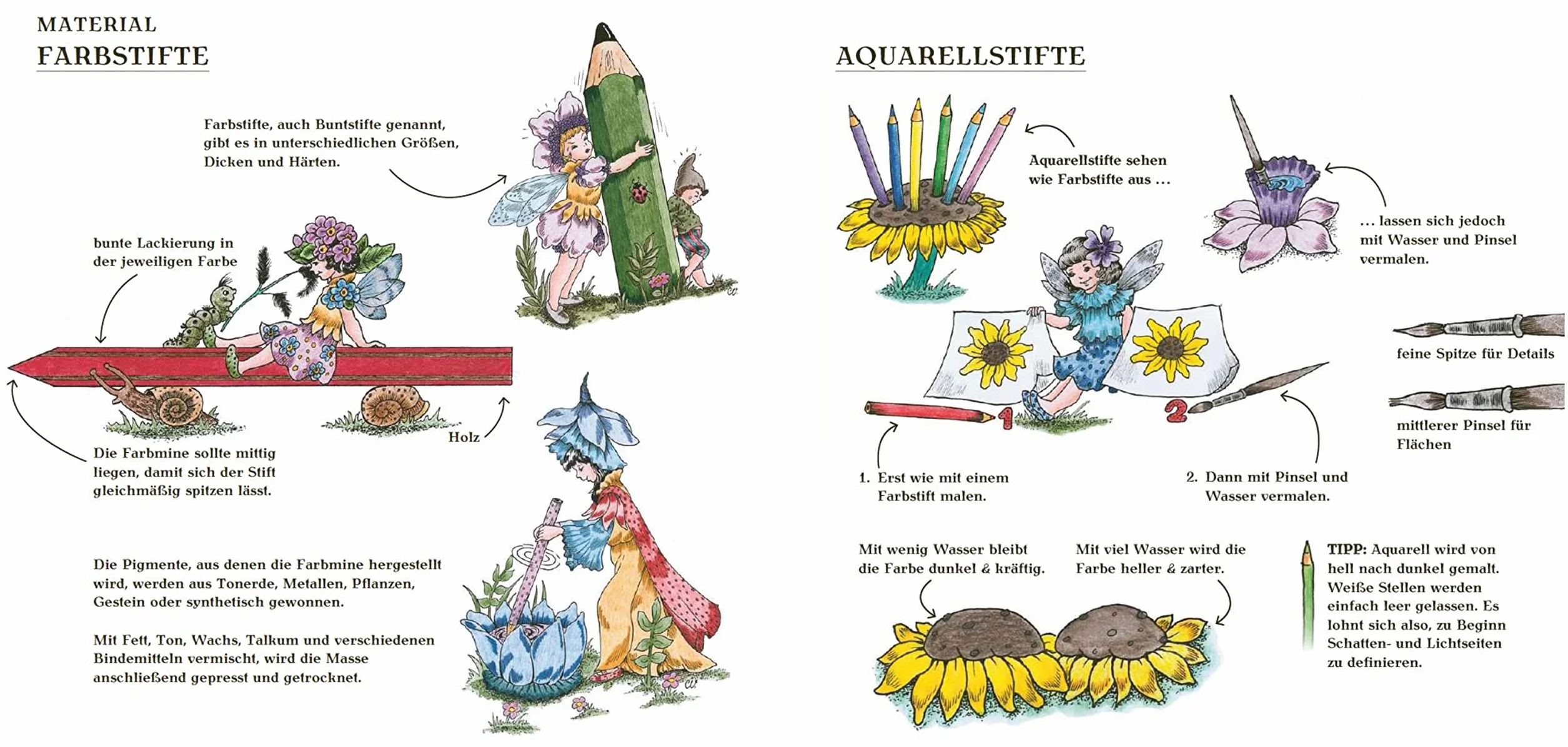 Christl Vogls Ausmalreise - Abenteuer der Blütenelfen: Ausmalen & träumen