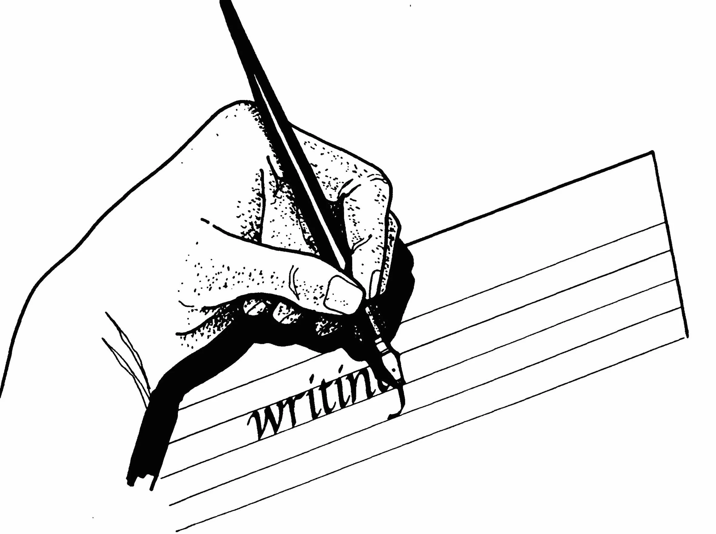 Left-Handed Calligraphy