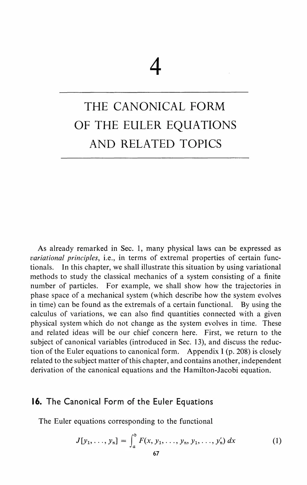 Calculus of Variations