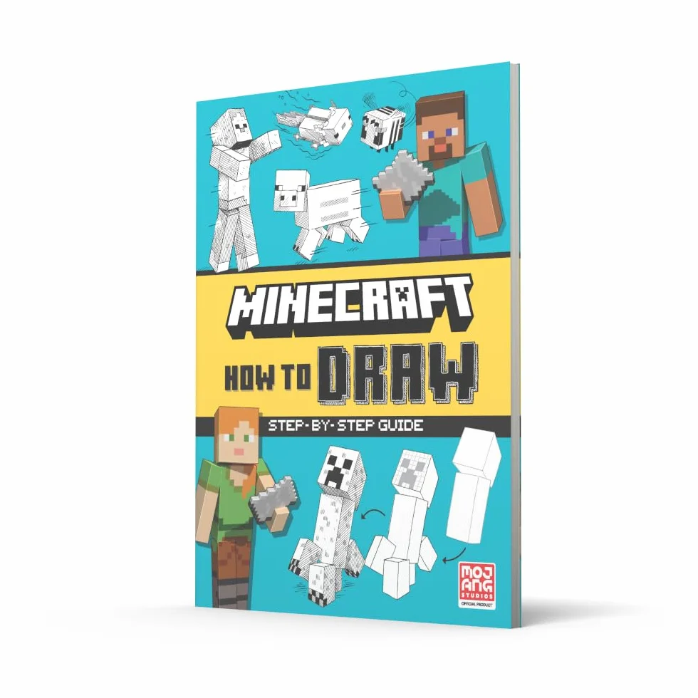 Minecraft How to Draw: An official Minecraft drawing book, fully illustrated with spaces to draw on the page – perfect for arty kids and gamers!