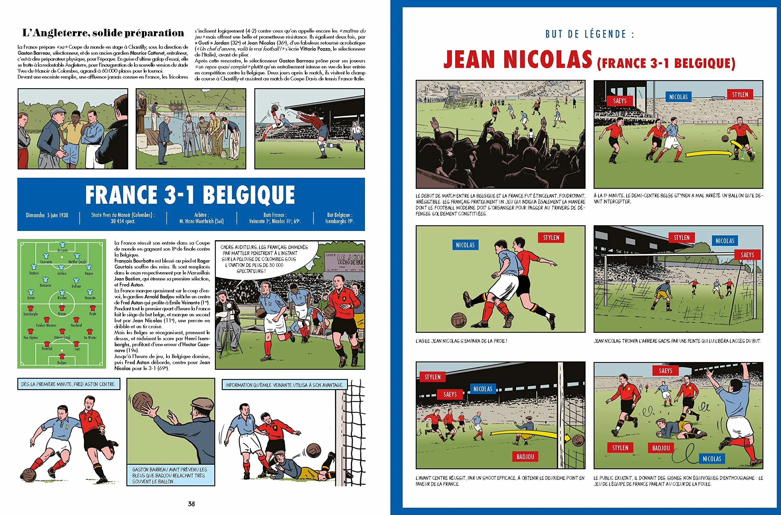 L'Histoire illustrée des bleus - La Grande histoire de l'équipe de France du football