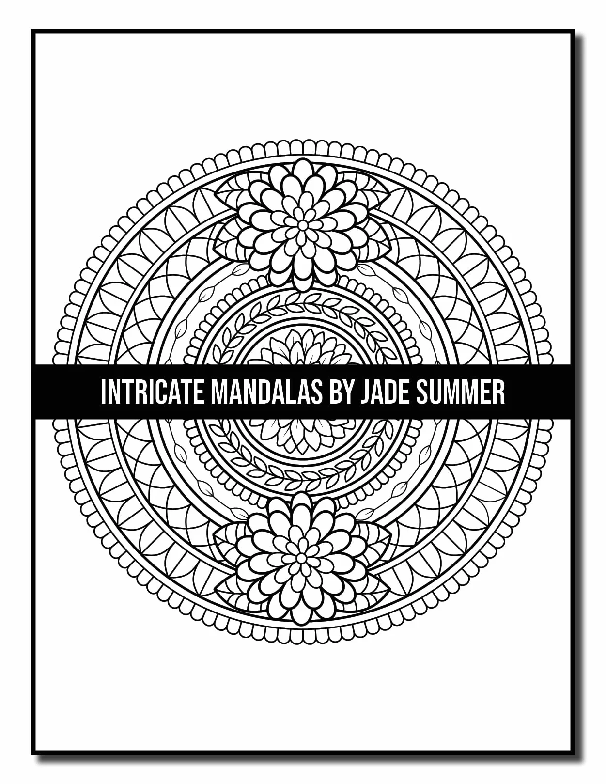Intricate Mandalas: An Adult Coloring Book with 50 Detailed Mandalas for Relaxation and Stress Relief