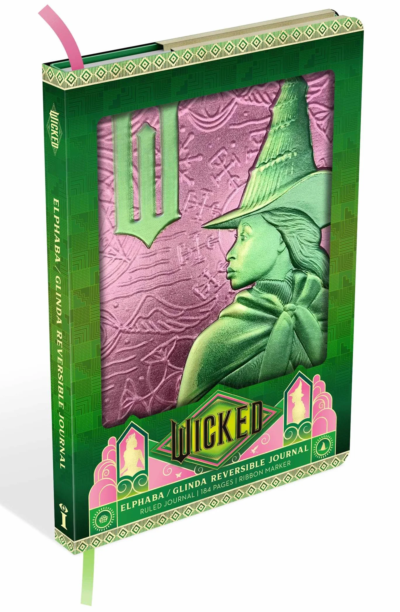 Wicked: Elphaba / Glinda Reversible Sculpted Journal