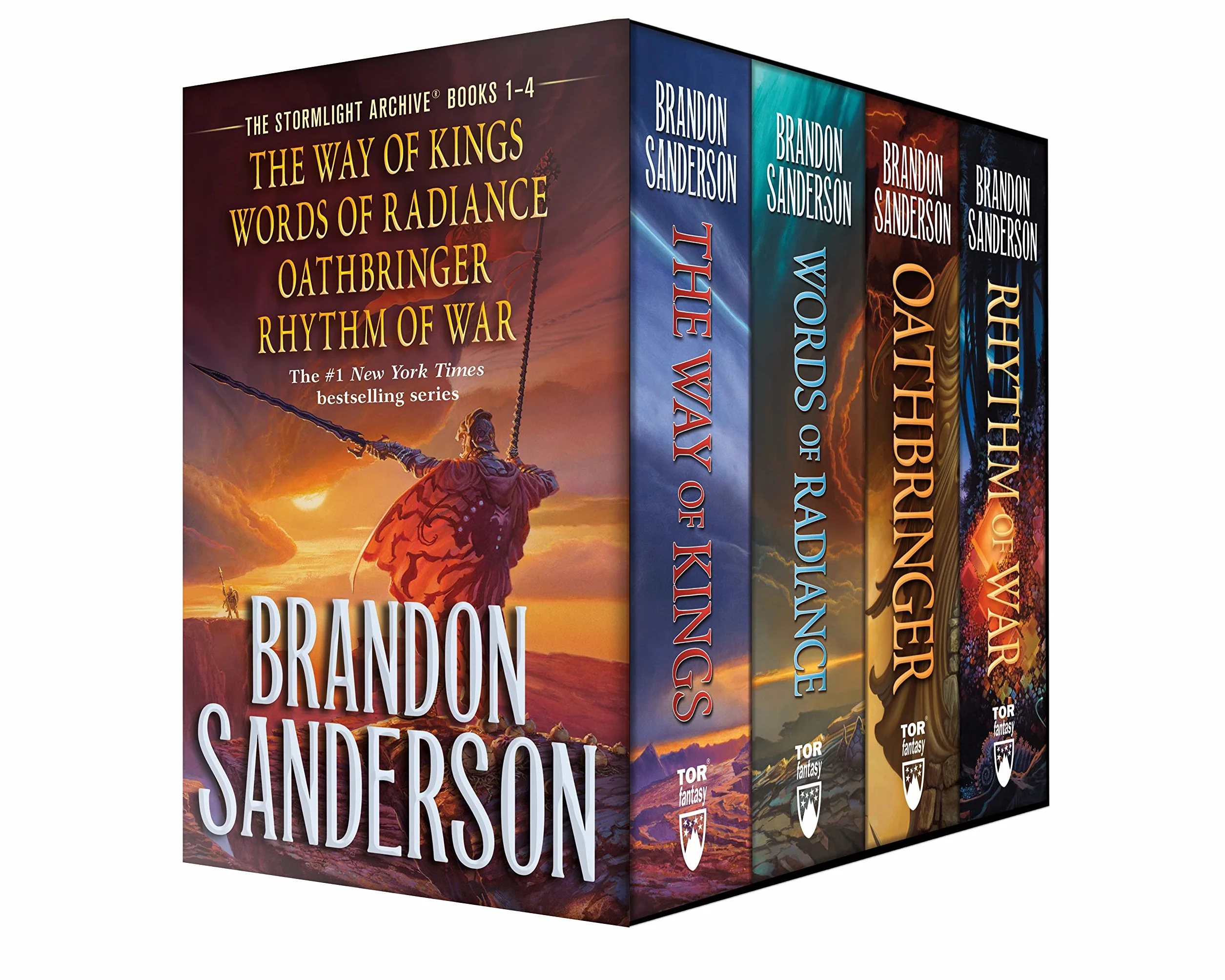 Stormlight Archives Hc Box Set 1-4: The Way of Kings, Words of Radiance, Oathbringer, Rhythm of War