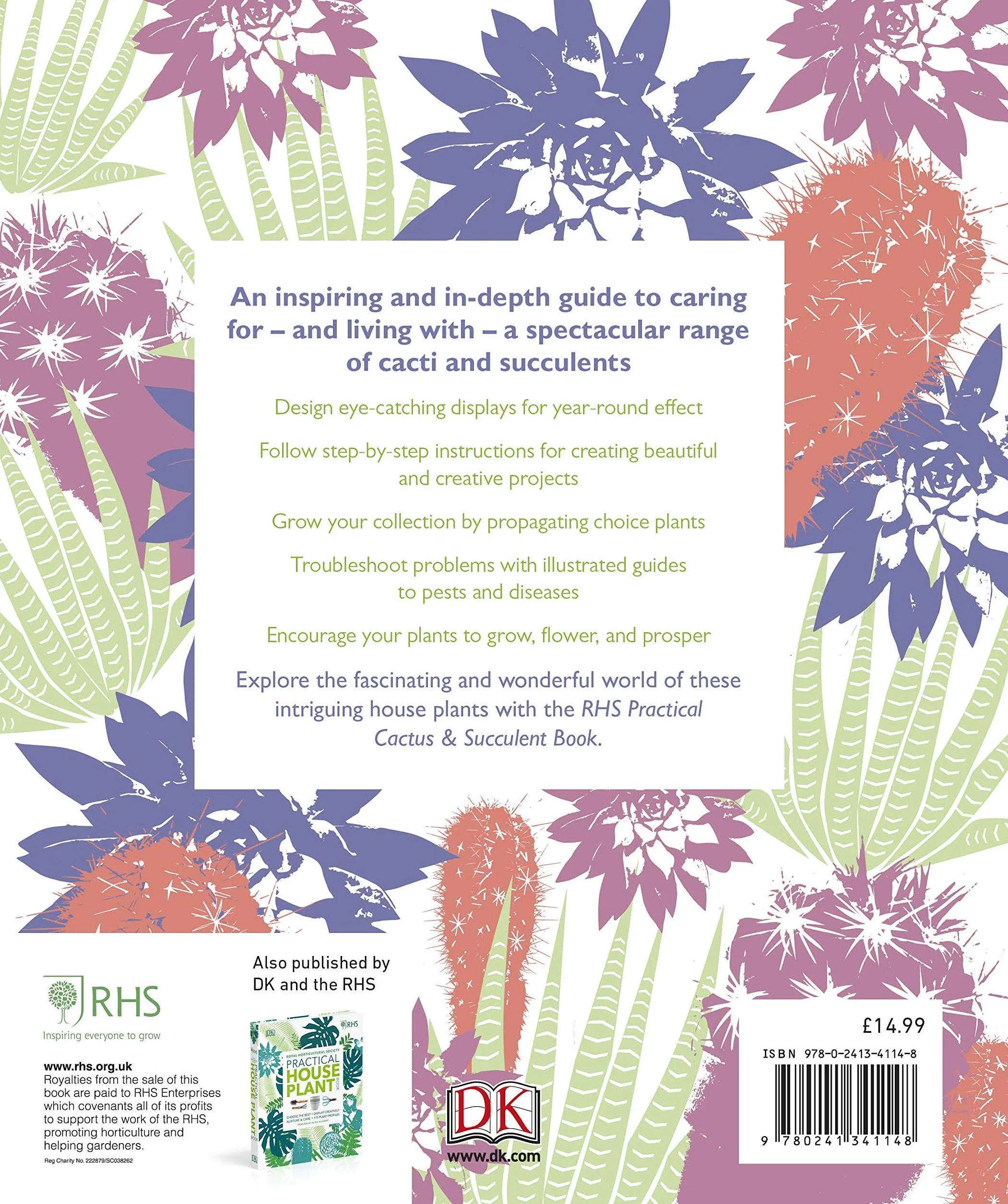 RHS Practical Cactus and Succulent Book: How to Choose, Nurture, and Display more than 200 Cacti and Succulents
