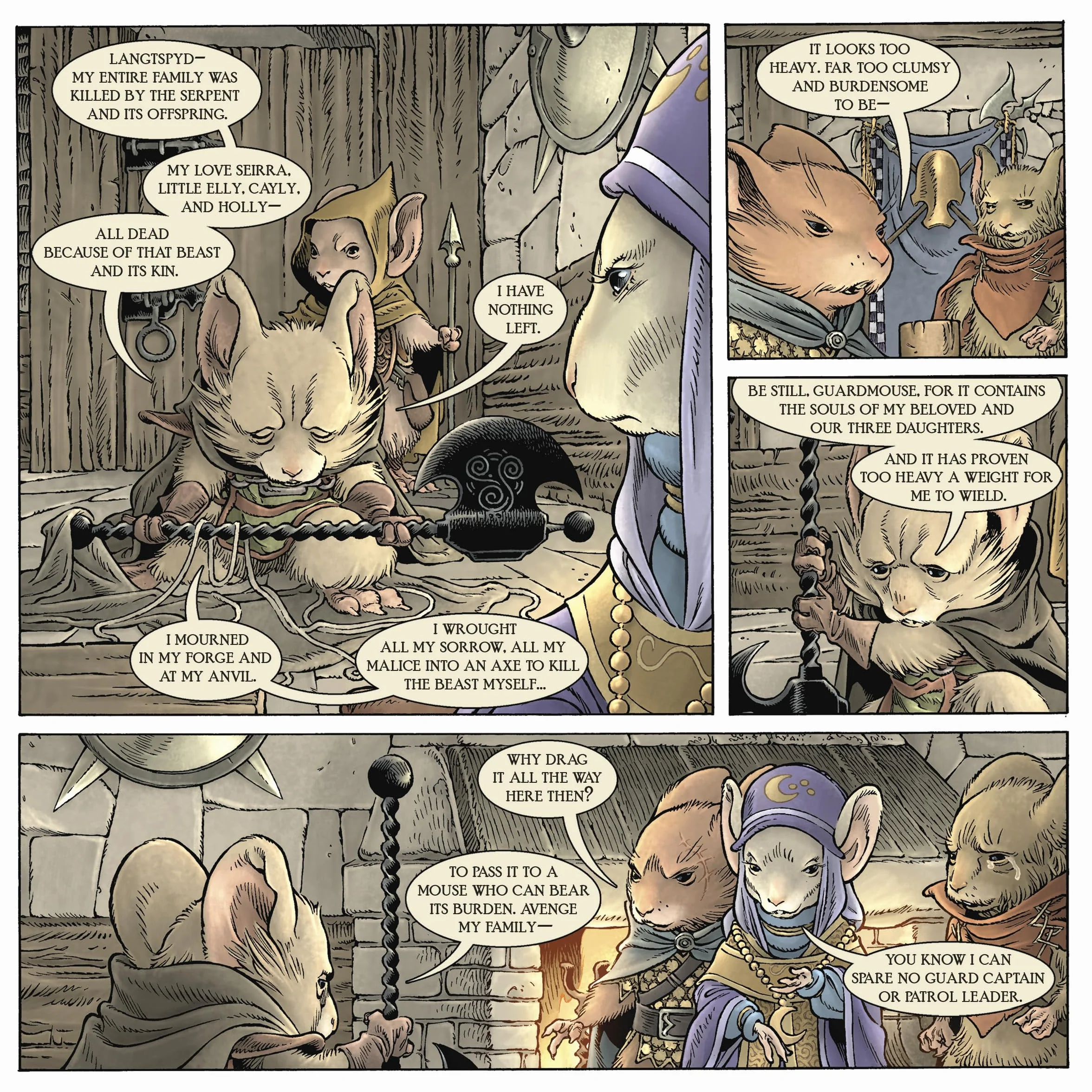 Mouse Guard: Dawn of the Black Axe: 1