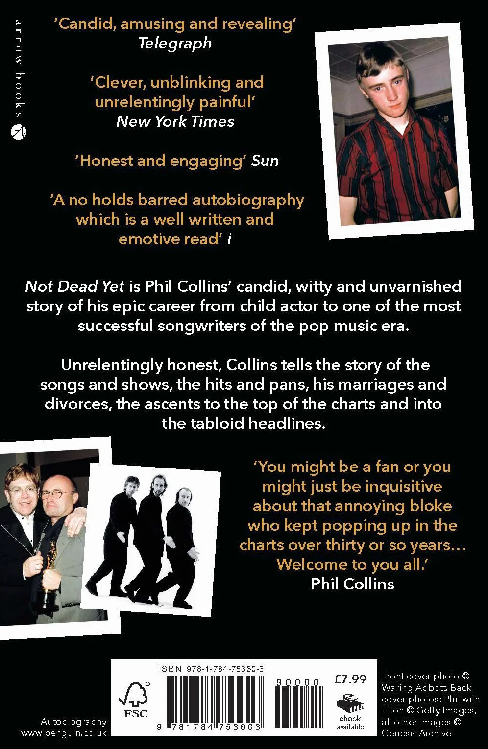 Not Dead Yet: The Autobiography Phil Collins