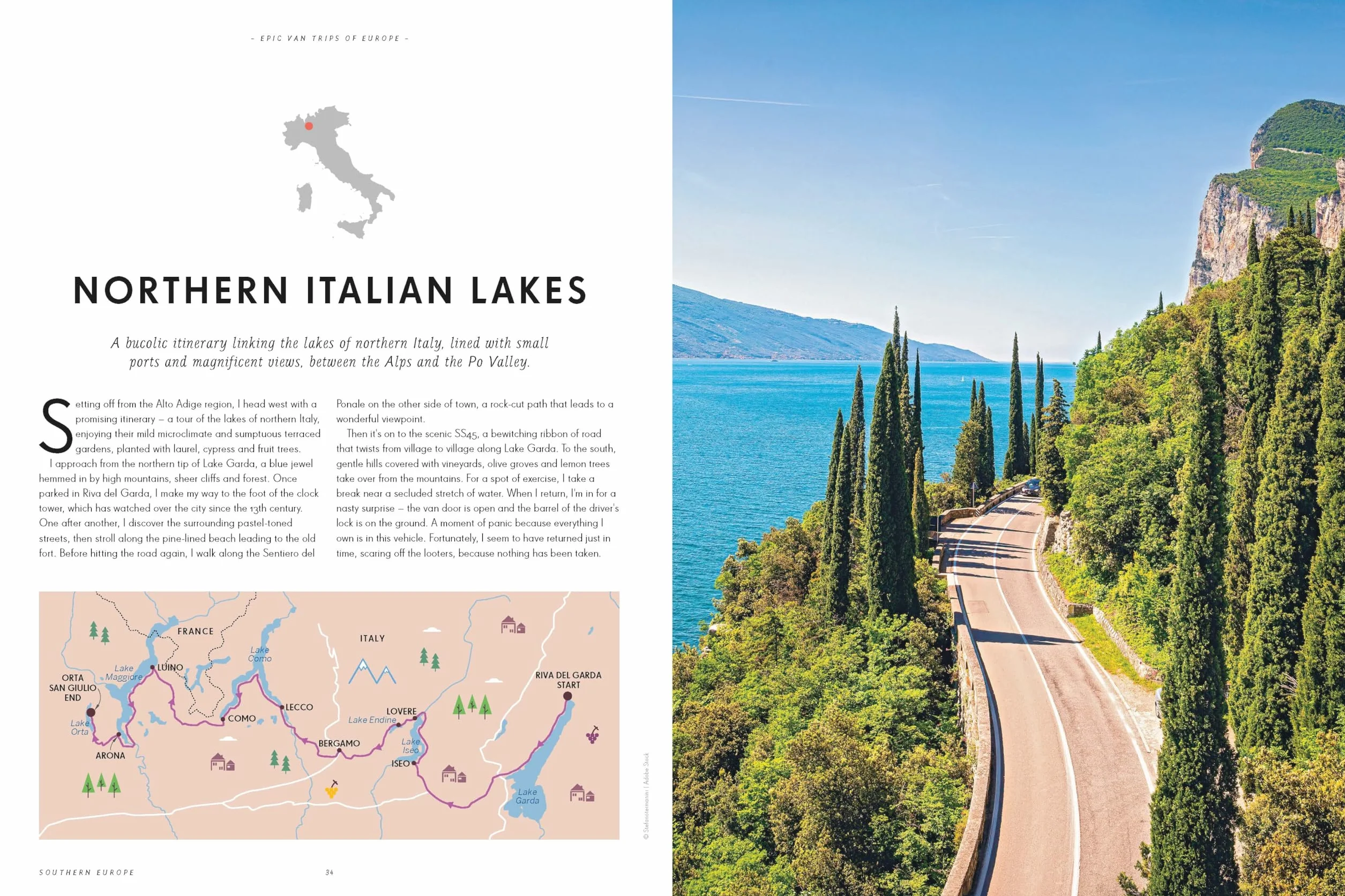 Epic Van Trips of Europe 1ed -anglais-: Explore Europe's Most Beautiful Routes to Travel by Campervan