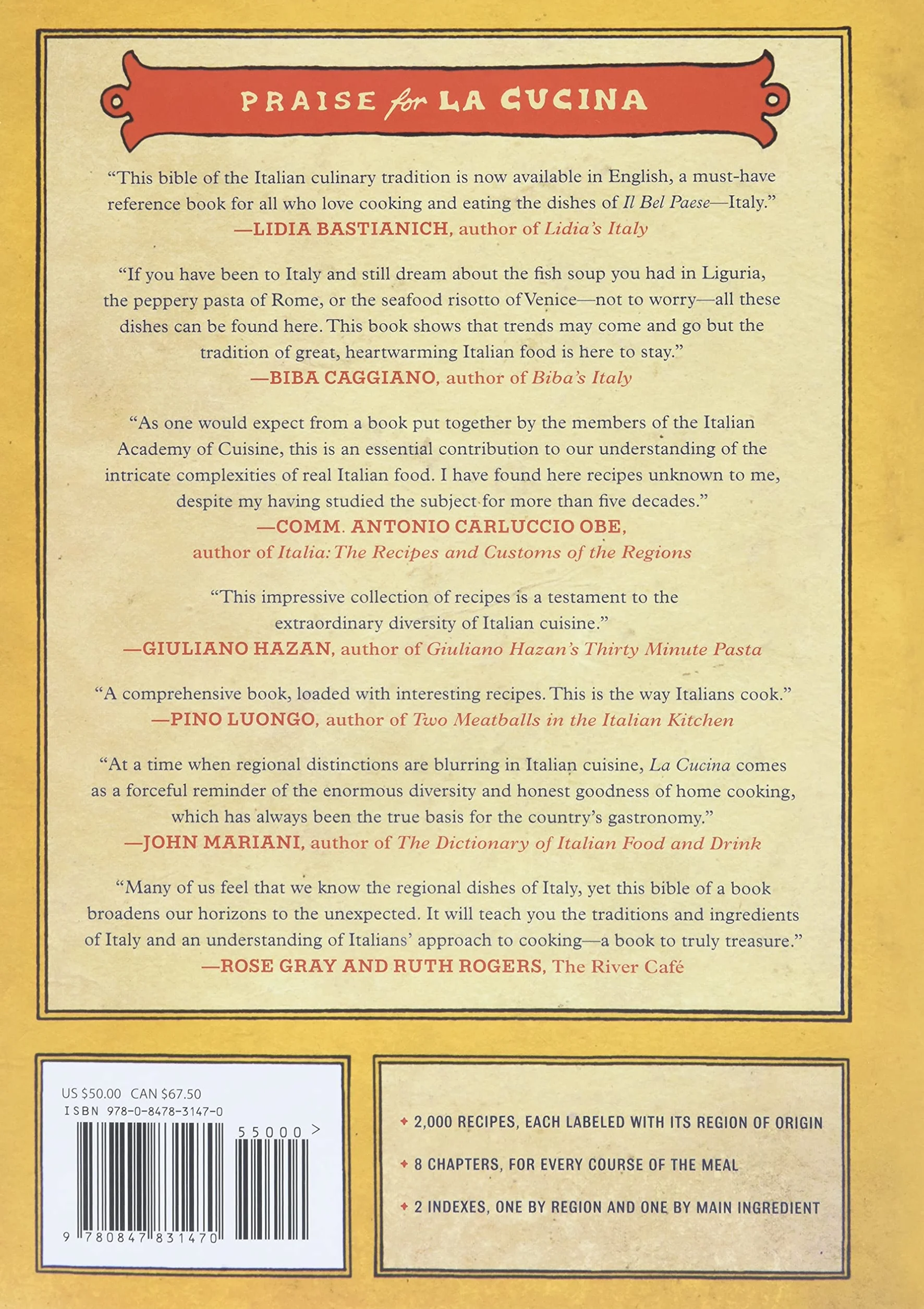 La Cucina: The Regional Cooking of Italy
