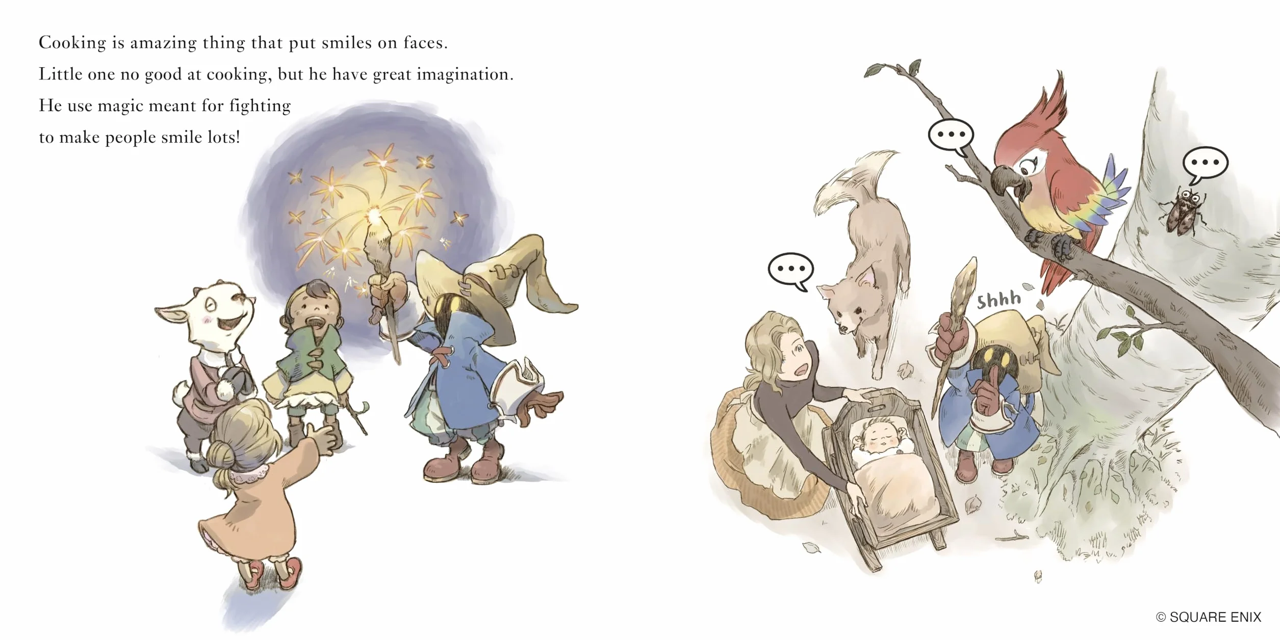 Final Fantasy IX Picture Book: Vivi and Grandpa's Memories for the Sky