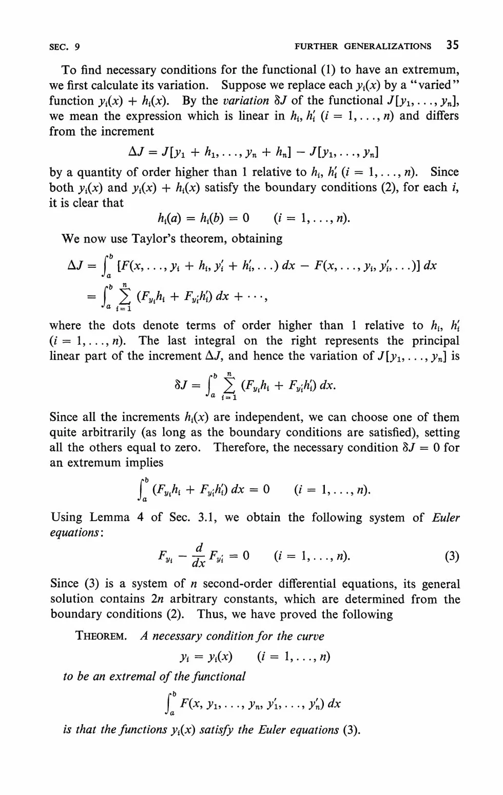 Calculus of Variations