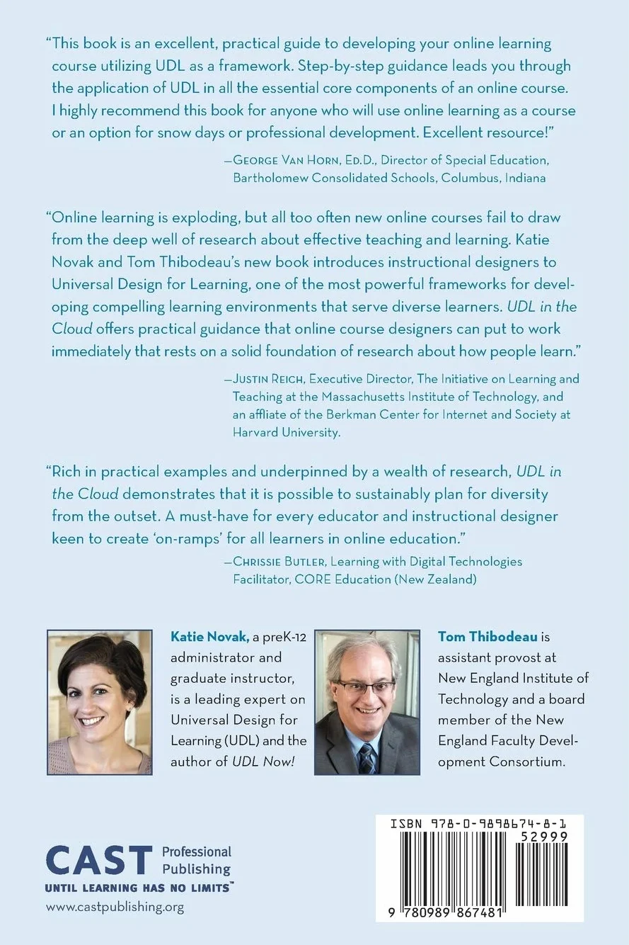 UDL in the Cloud: How to Design and Deliver Online Education Using Universal Design for Learning