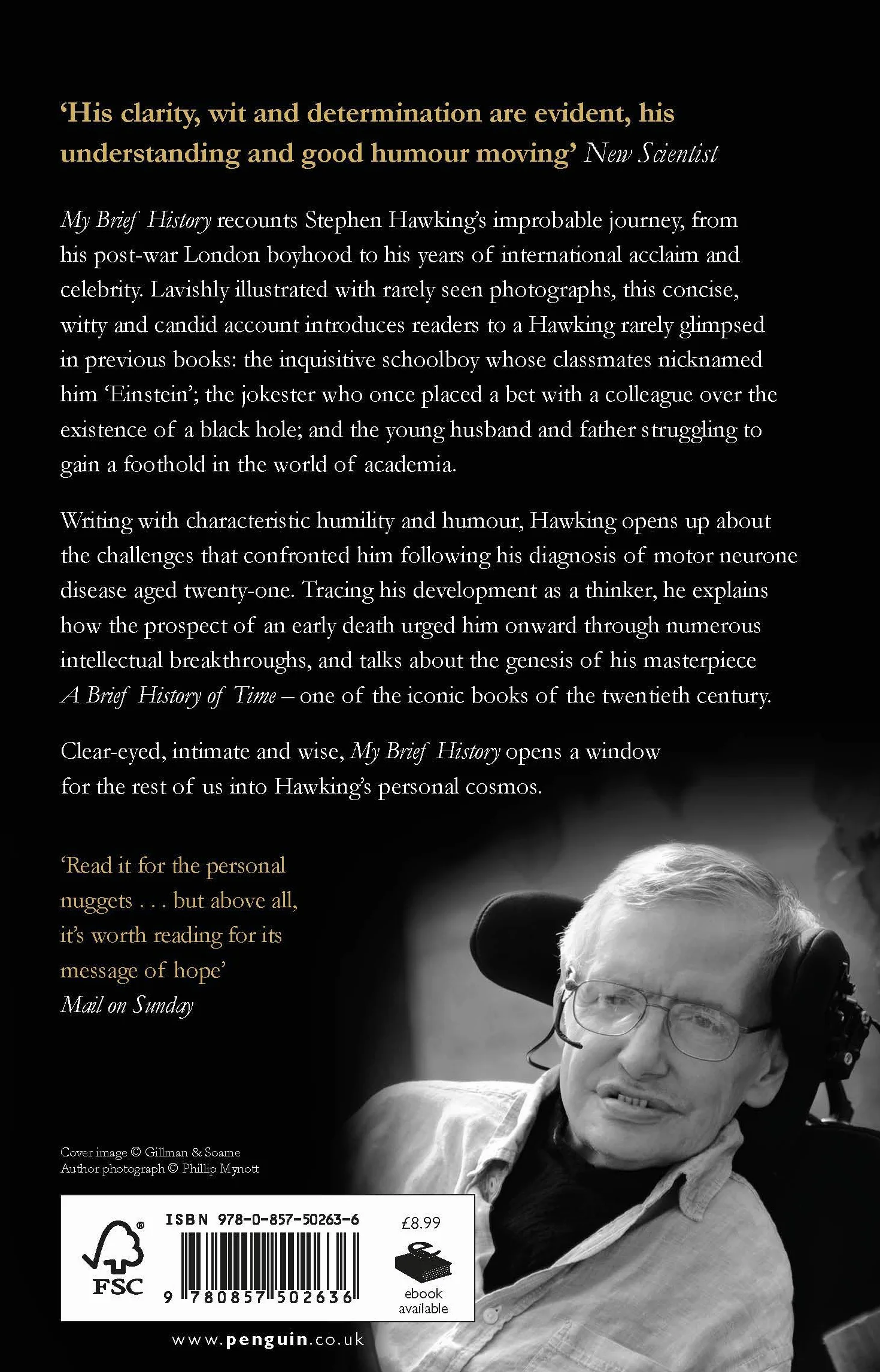 My brief history: Stephen Hawking