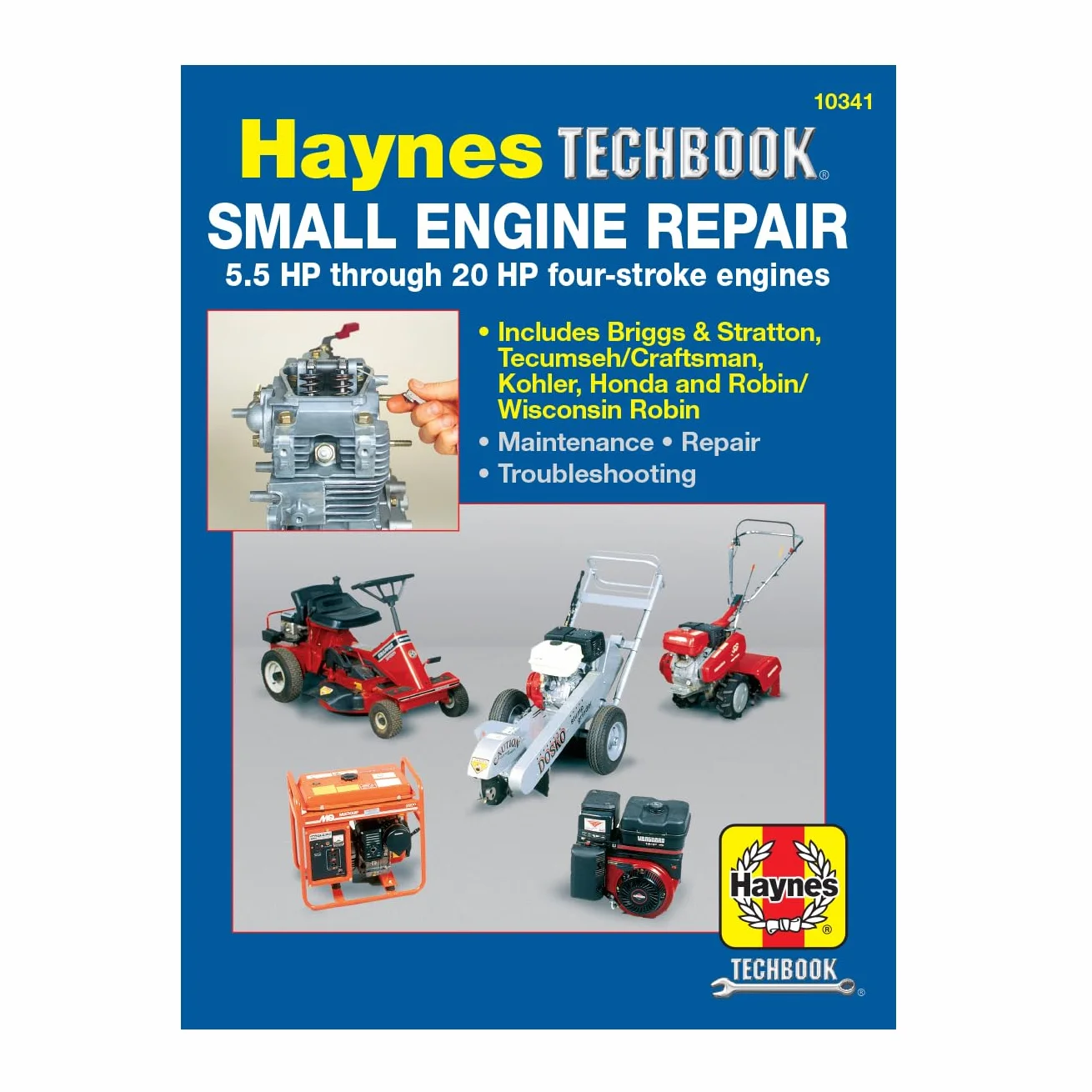 Small Engine Manual, 5.5 HP Through 20 HP: 5.5 HP Thru 20 HP Four Stroke Engines