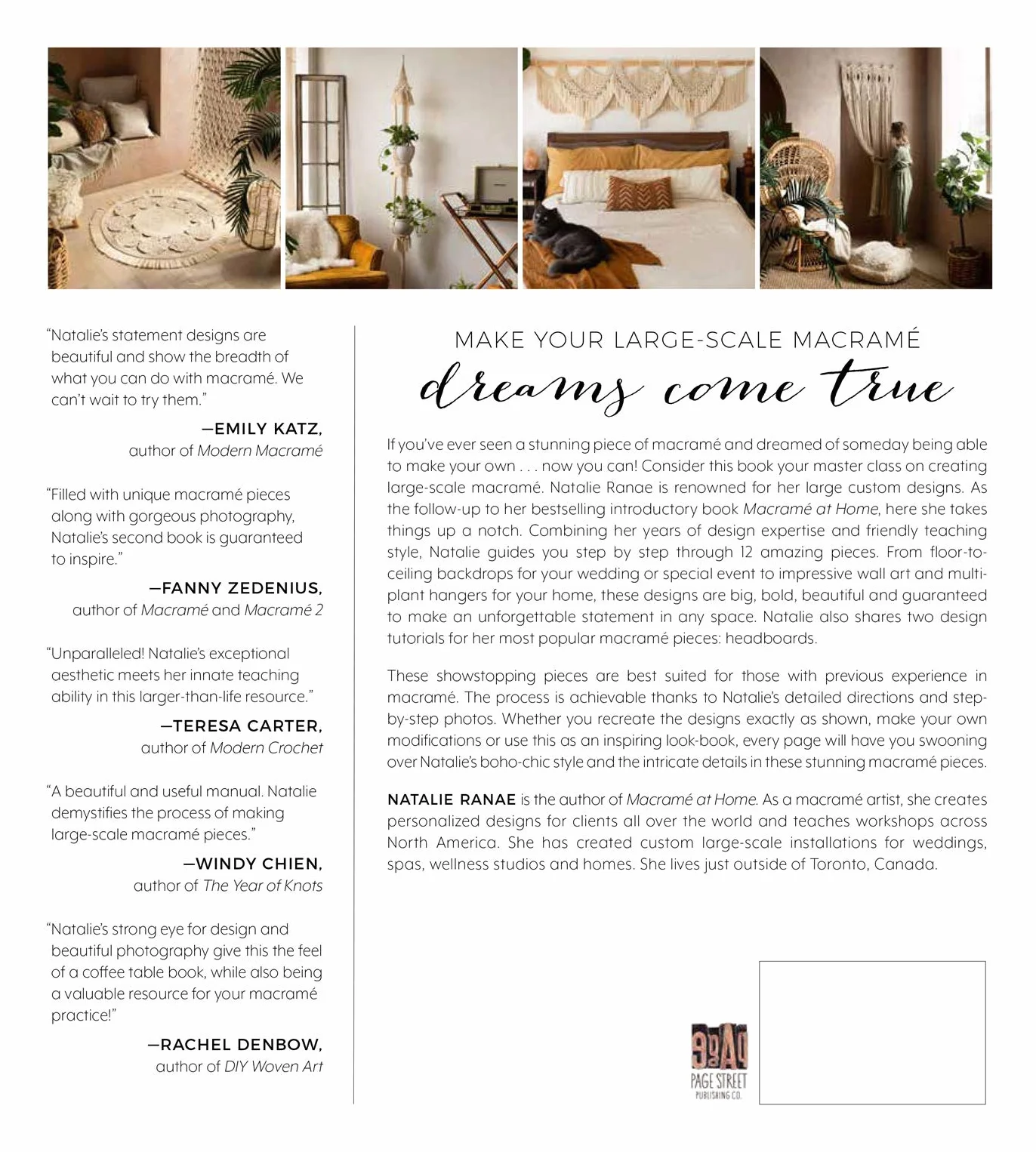 Statement Macramé: Create Stunning Large-Scale Wall Art, Headboards, Backdrops and Plant Hangers with Step-By-Step Tutorials