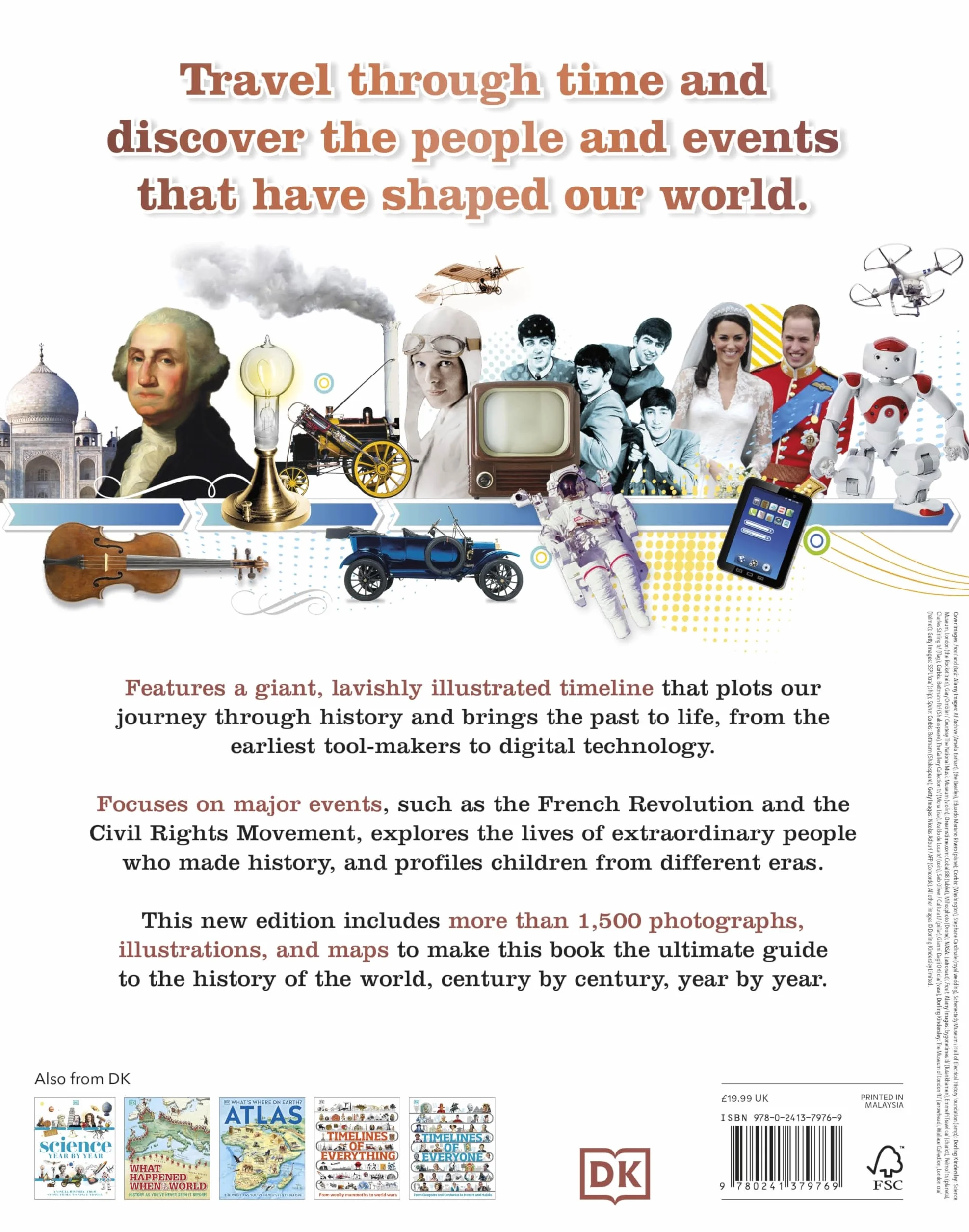 History Year by Year: A journey through time, from mammoths and mummies to flying and facebook
