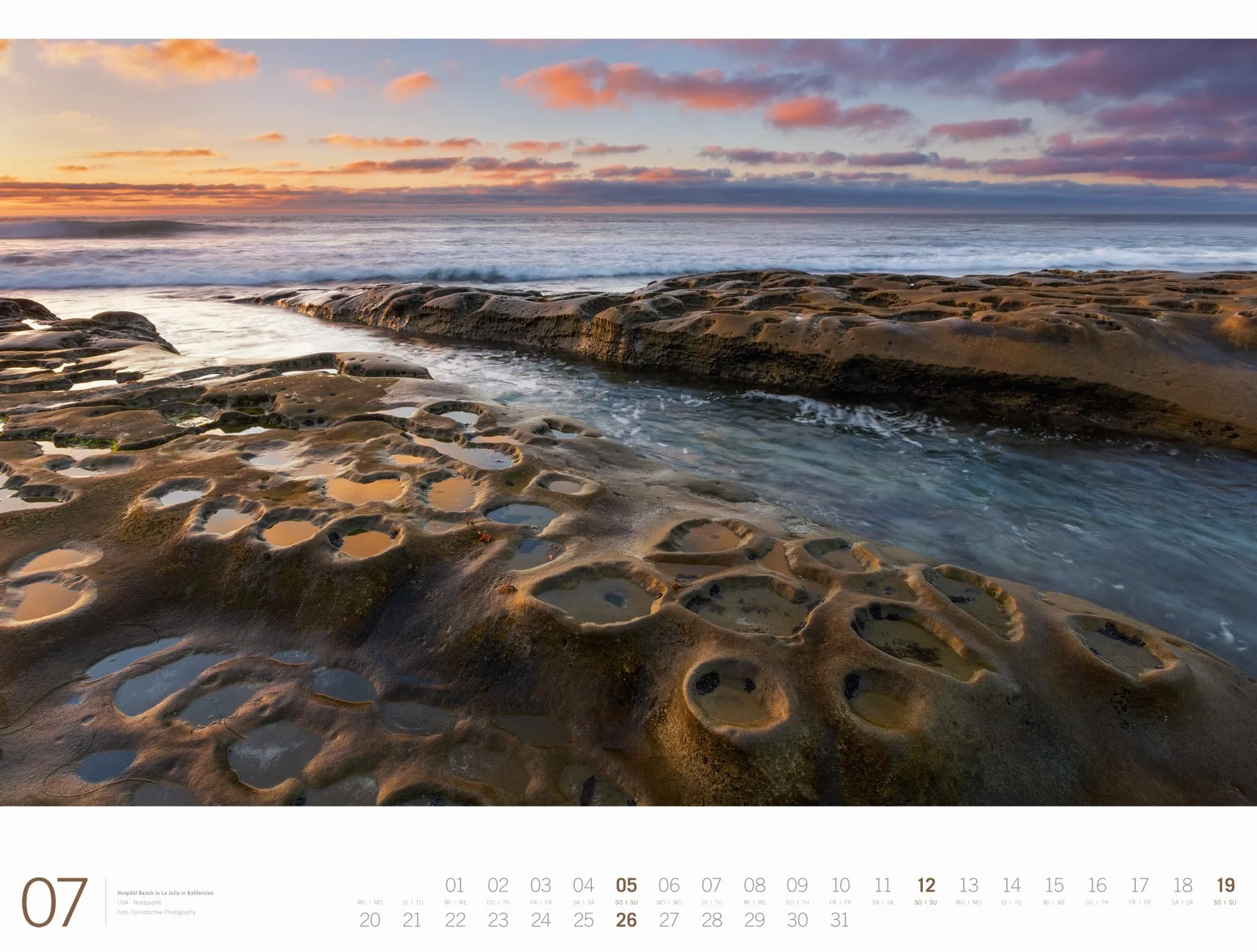 Meer Gallery Kalender 2026: Außergewöhnlicher Meeres-Kalender im großen Querformat (66x50 cm) | Küste und Strand im Großformat