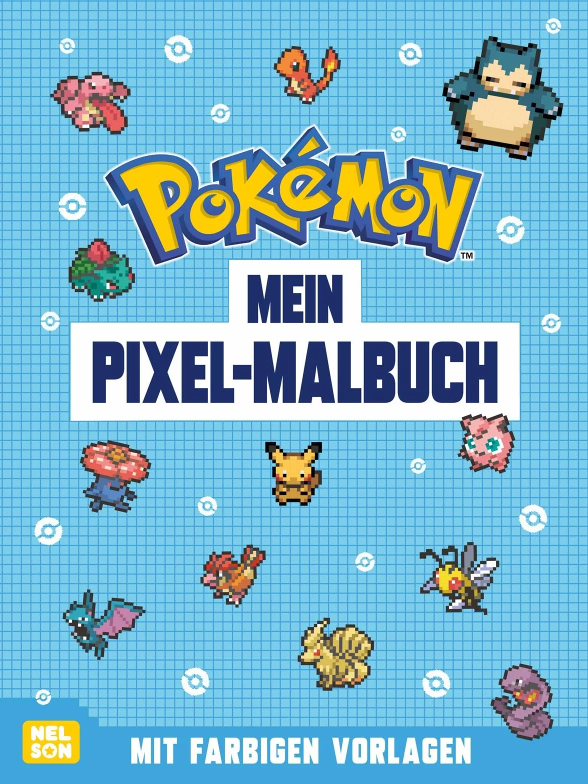 Pokémon Activity-Buch: Mein Pixel-Malbuch: Mit farbigen Vorlagen