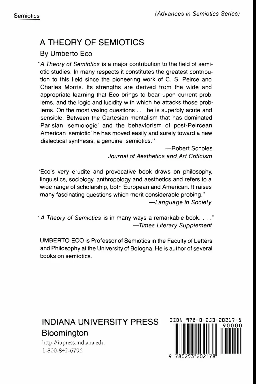 A Theory of Semiotics