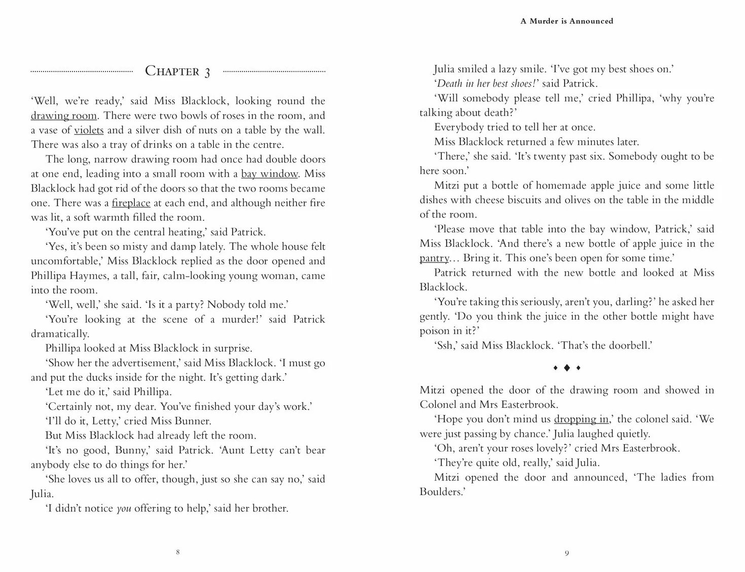 A murder is announced: Level 4 – upper- intermediate (B2)